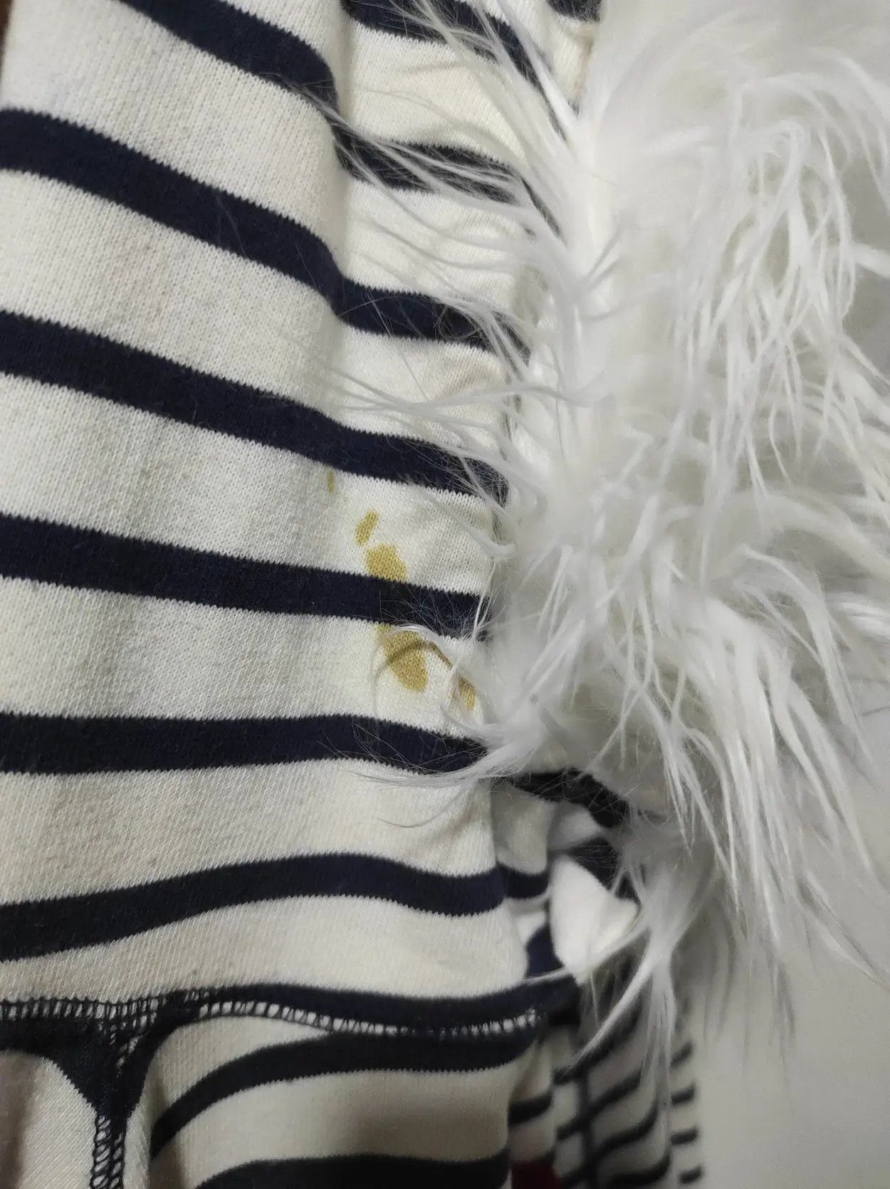 Gap Gap Stripe fur hoodie ifsix LGB style Size US XXS / EU 40 - 13 Thumbnail