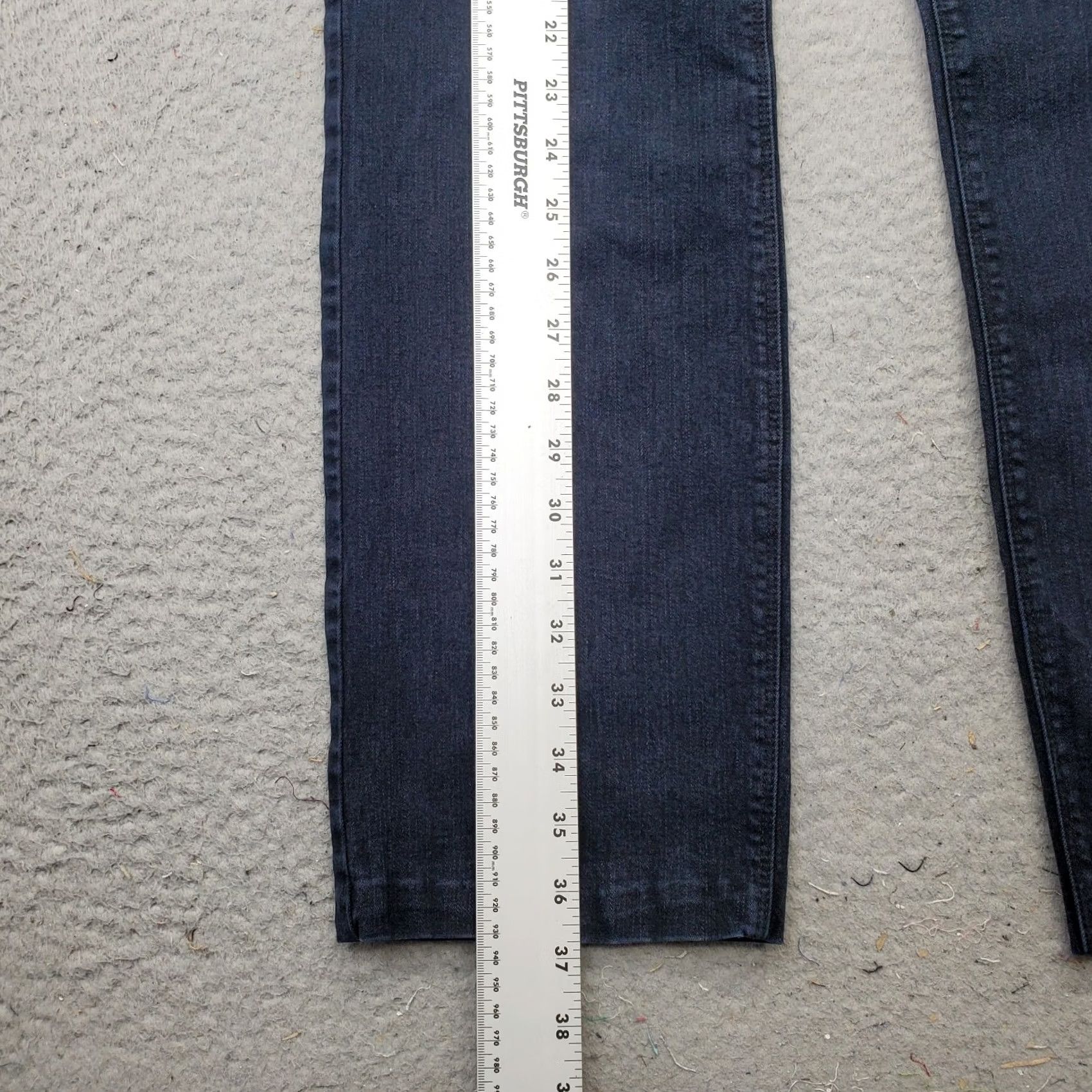 NYDJ NYDJ Marilyn Straight Jeans Womens Size 8 Blue Denim 5-Pocket Design Size 30" / US 8 / IT 44 - 3 Thumbnail