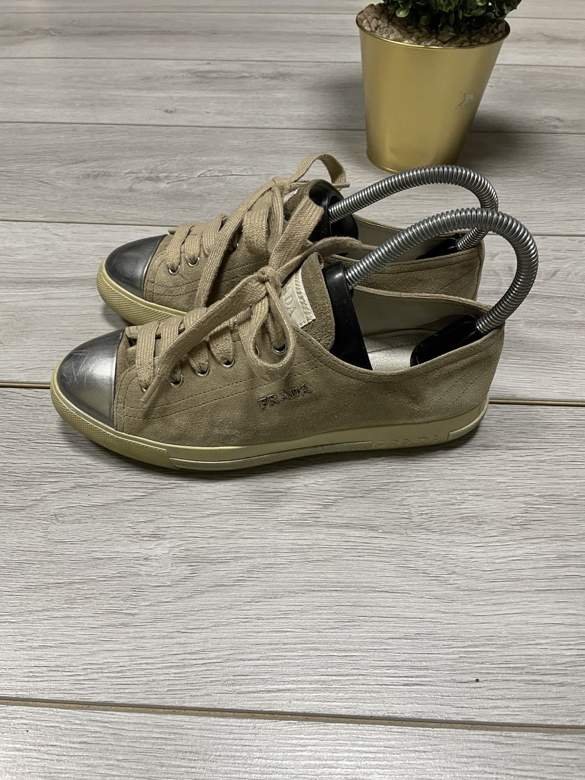 Prada Prada leather sneakers Size US 6.5 / IT 36.5 - 6 Thumbnail