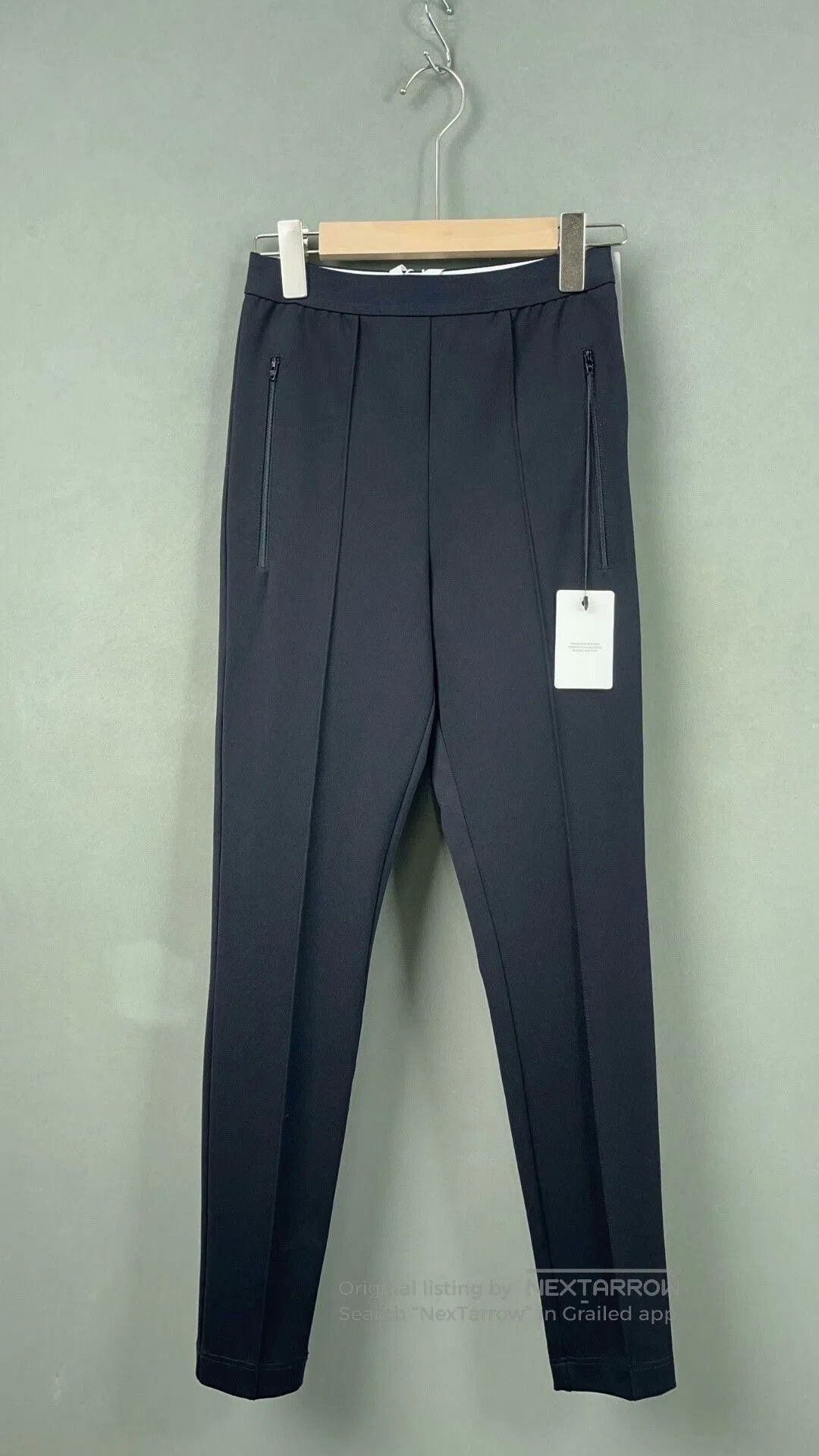 Balenciaga Black Knit Slim Sweatpants.
