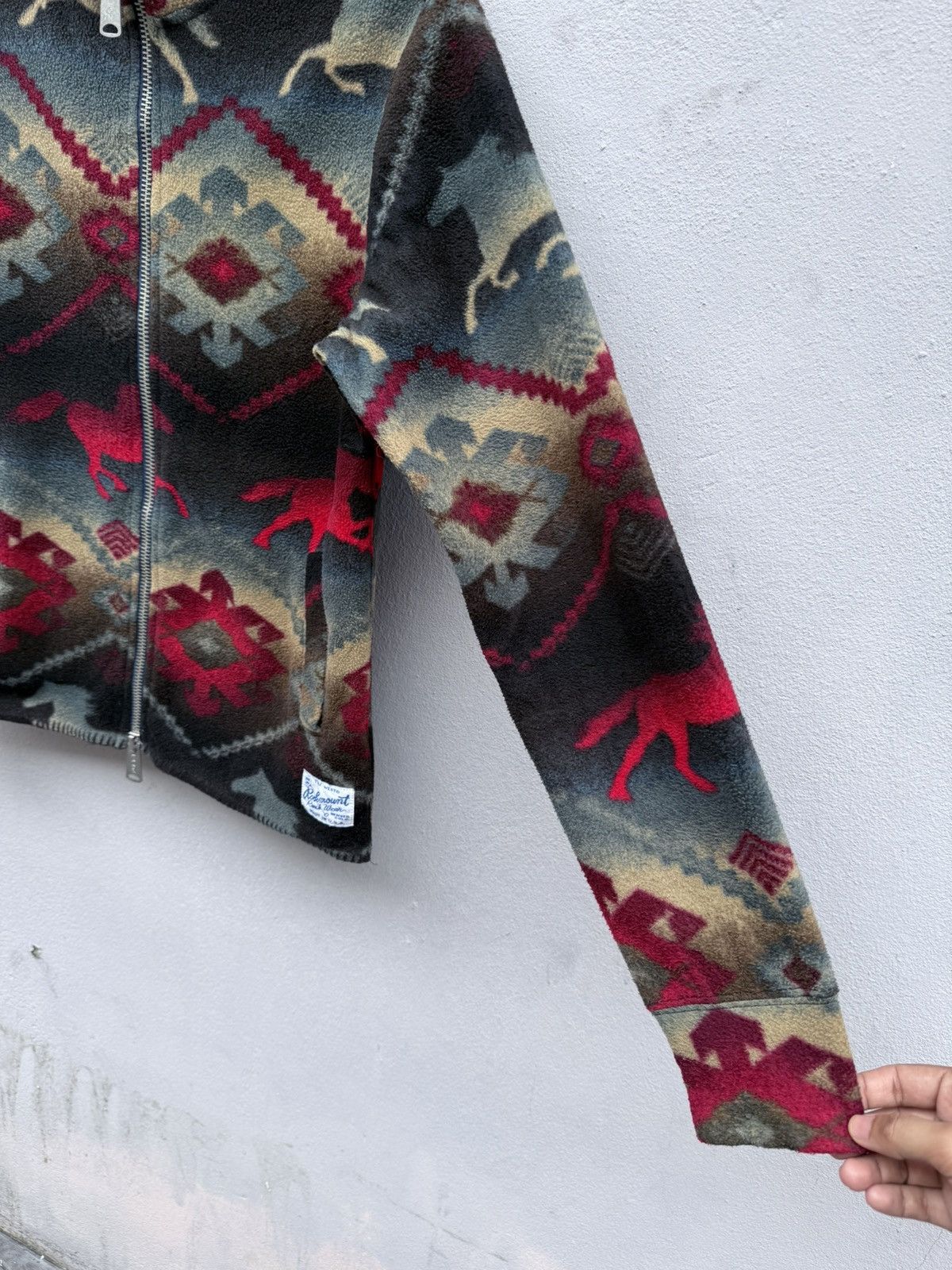Rockmount Ranch Wear 1980s Rockmount RanchWear Native/Navajo AOP Big Talon Zipper Size US S / EU 44-46 / 1 - 5 Thumbnail