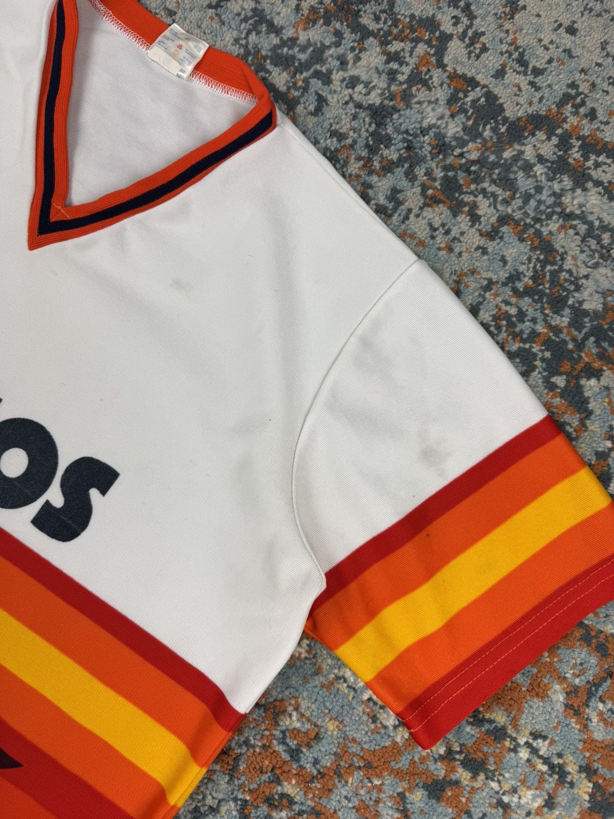 MLB Vintage 80s Houston Astros MLB jersey ravens knit baseball Size US XL / EU 56 / 4 - 11 Thumbnail