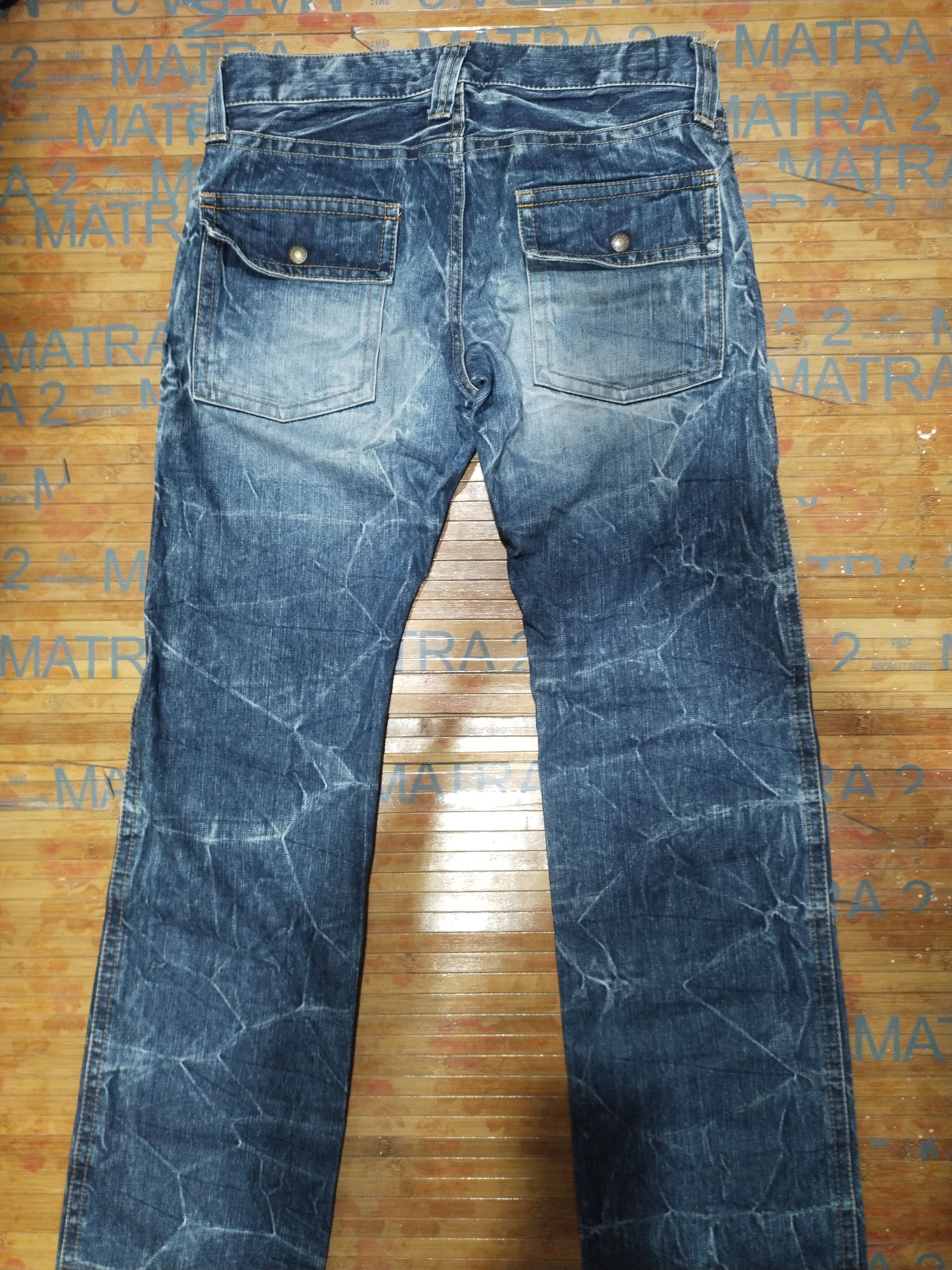 Japanese Brand Jeans Blueway, Bush Pant, Nippon Size US 32 / EU 48 - 6 Thumbnail