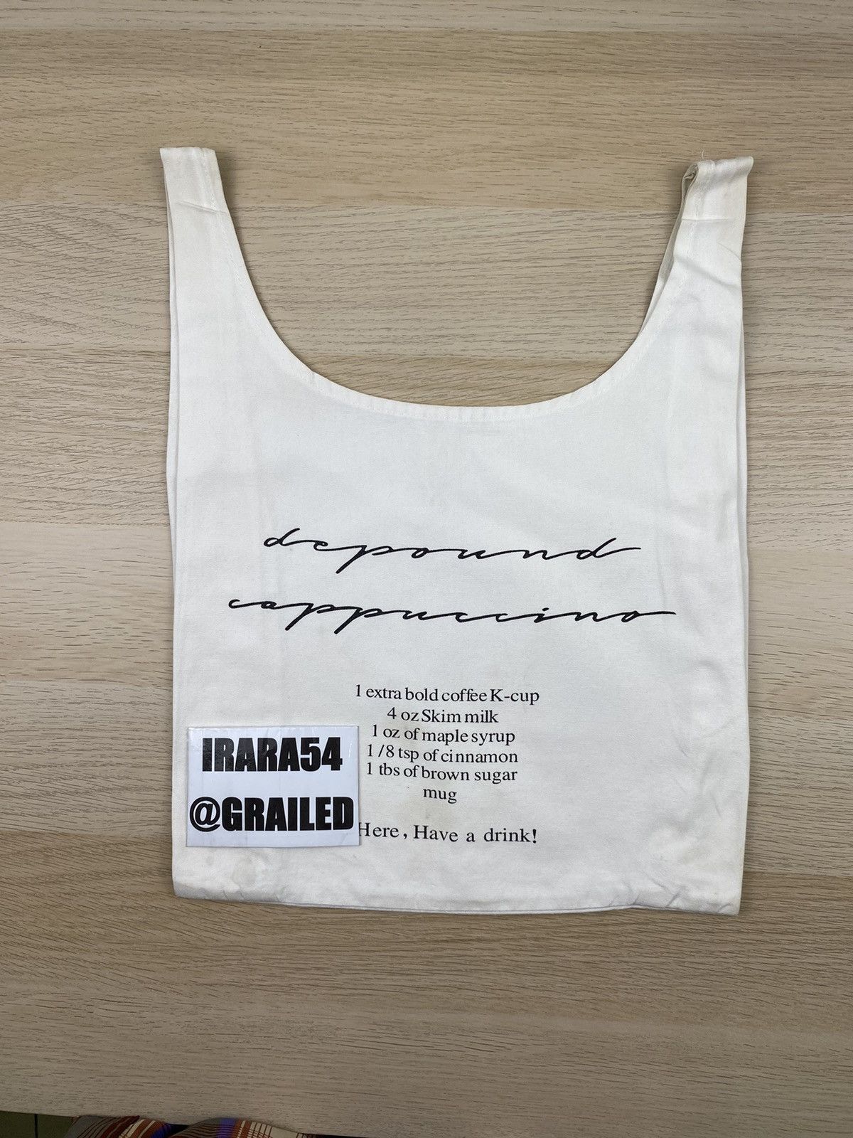 Japanese Brand Depond coppuccino Totebag B059 Size ONE SIZE - 5 Thumbnail