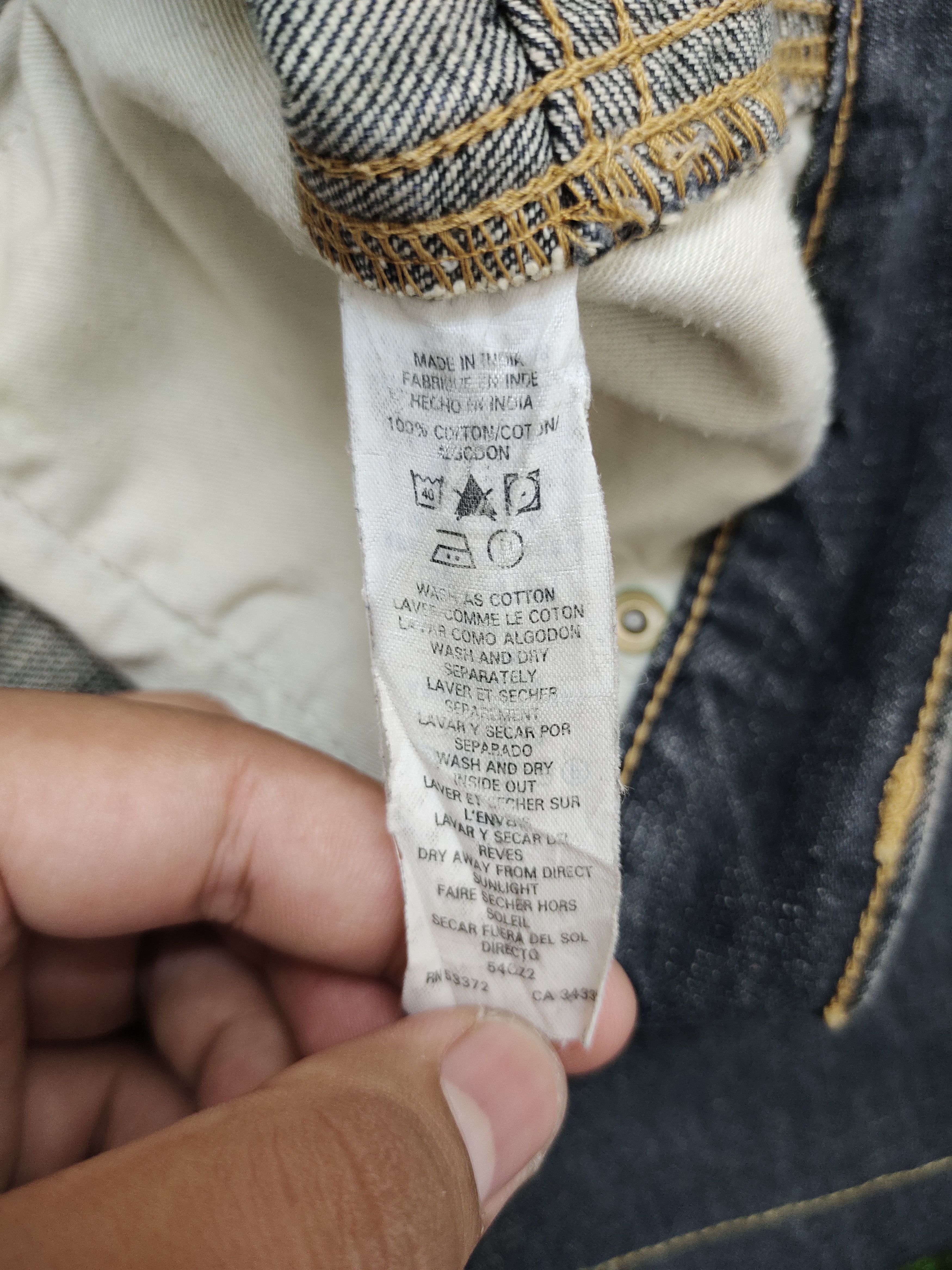 FCUK Vintage Fcuk Cut & Sew Denim Jean Regular Streetwear Y2k Size US 32 / EU 48 - 15 Thumbnail