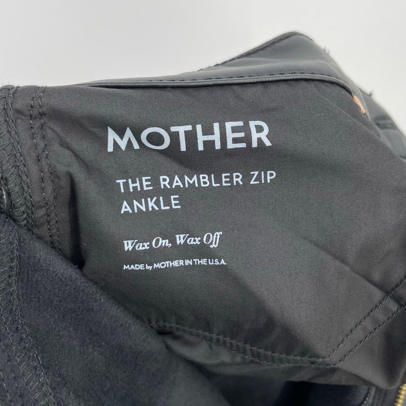 MOTHER MOTHER | NWT The Rambler Zip Ankle Black 33 Plus Size Size 33" - 13 Thumbnail