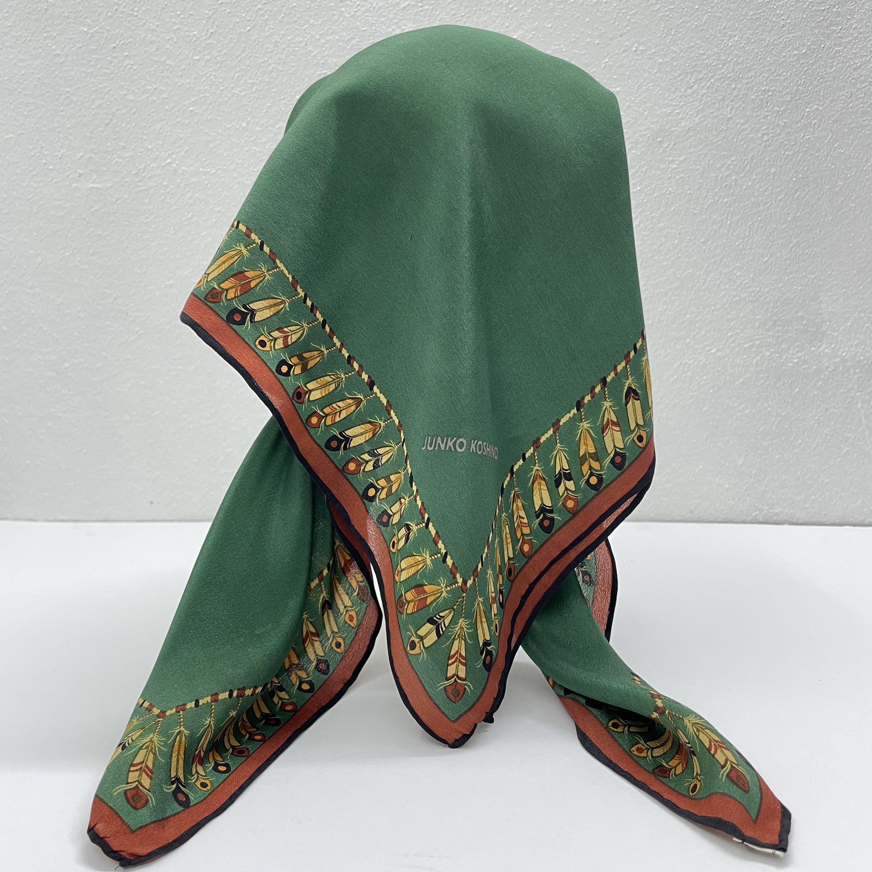 Japanese Brand Junko Koshino Silk Scarf / Scarves - 4319 Size ONE SIZE - 2 Thumbnail