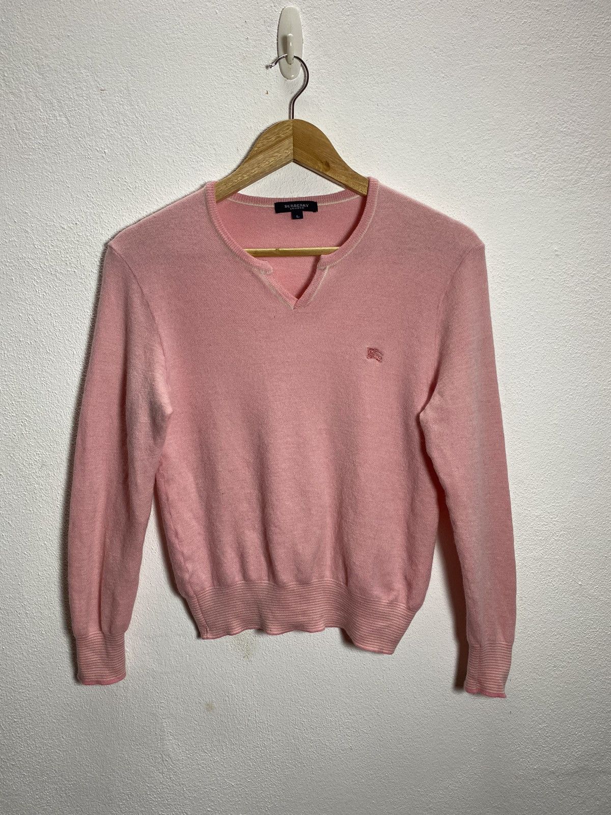 Burberry Burberry London Knitwear Pink Size US L / EU 52-54 / 3 - 1 Thumbnail