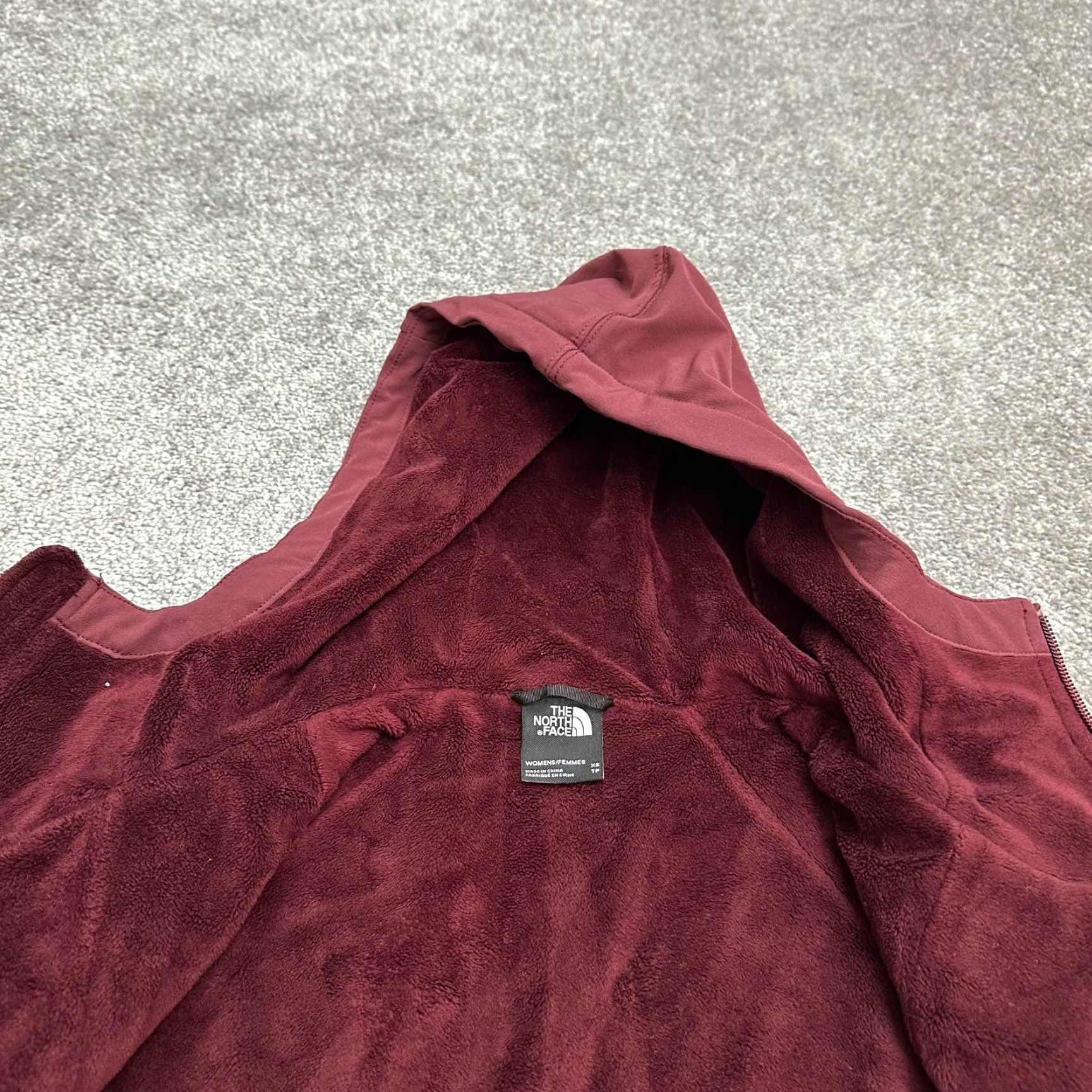 The North Face The North Face Windwall Shelba Raschel Sweatshirt Womens XS Red Full Zip Hoodie Size XS / US 0-2 / IT 36-38 - 3 Thumbnail