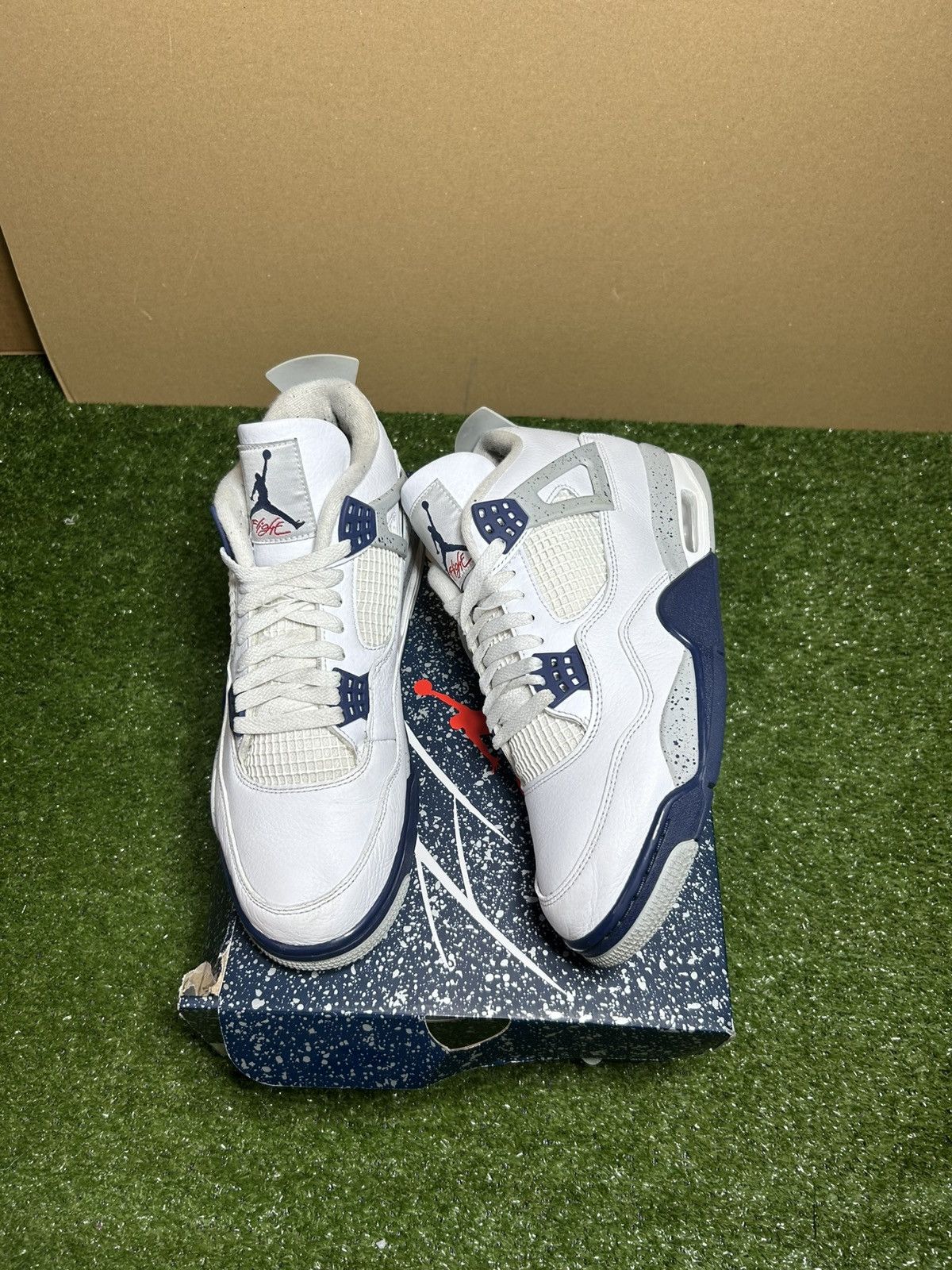 Jordan Brand Jordan 4 Midnight navy Size US 11 / EU 44 - 1 Thumbnail
