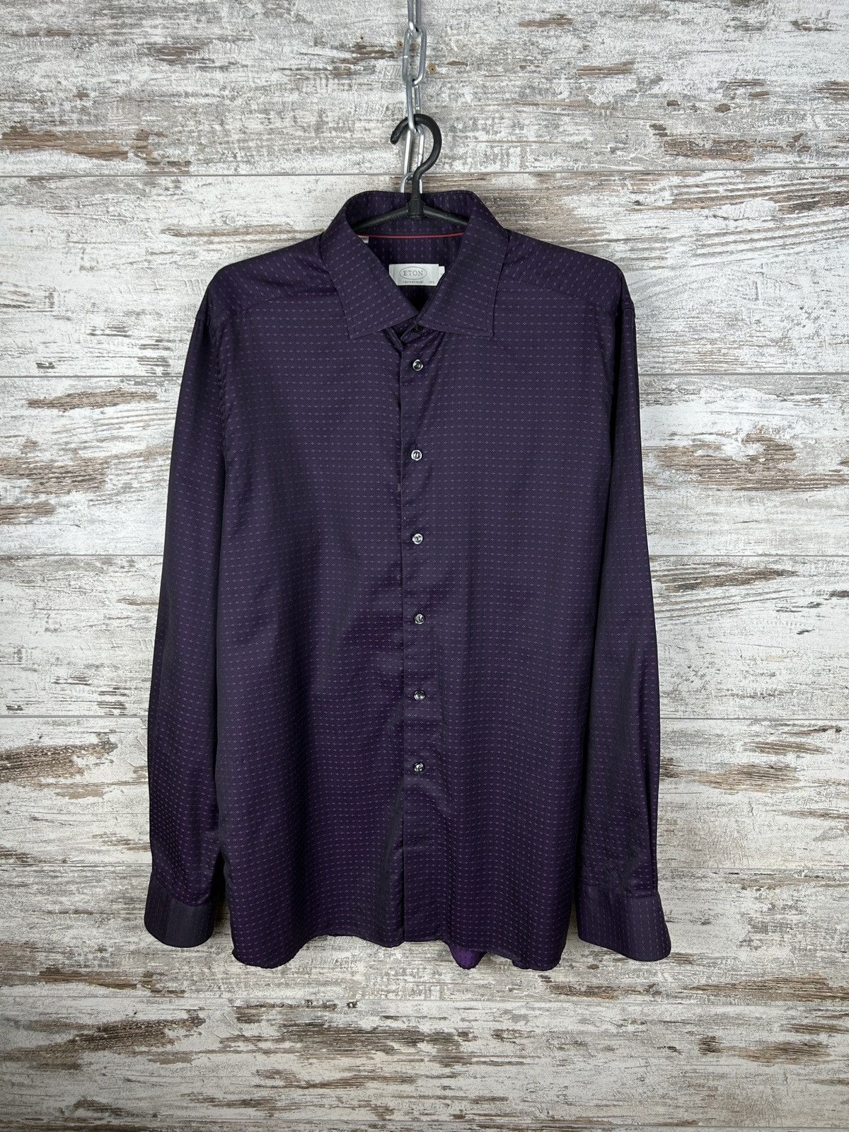 Eton Mens Vintage Eton Shirts button up luxury Size US L / EU 52-54 / 3 - 1 Thumbnail