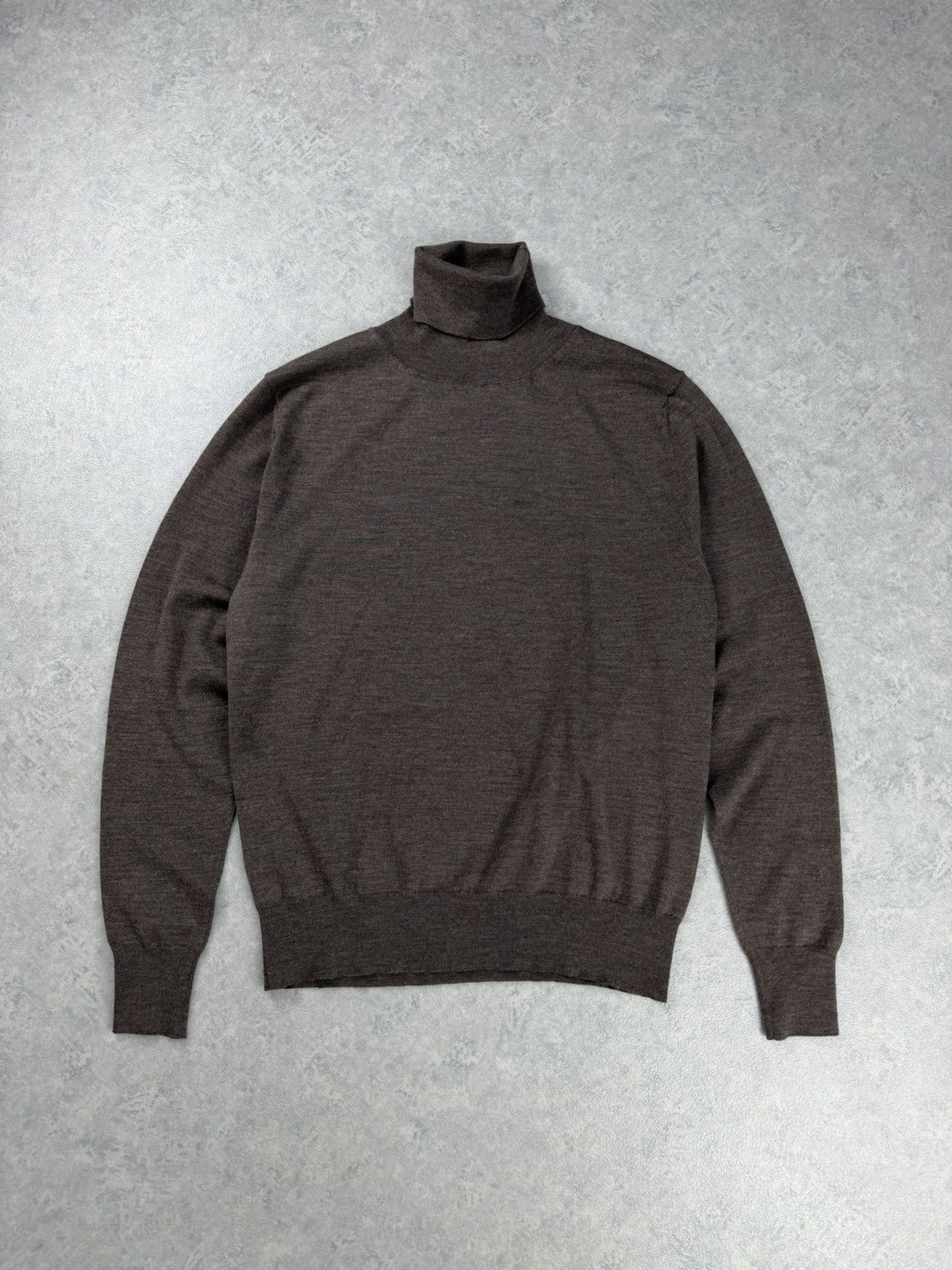 Other Pelikamo Zurich Merino Wool Silk Turtleneck Sweater Brown XS Size US XS / EU 42 / 0 - 1 Thumbnail
