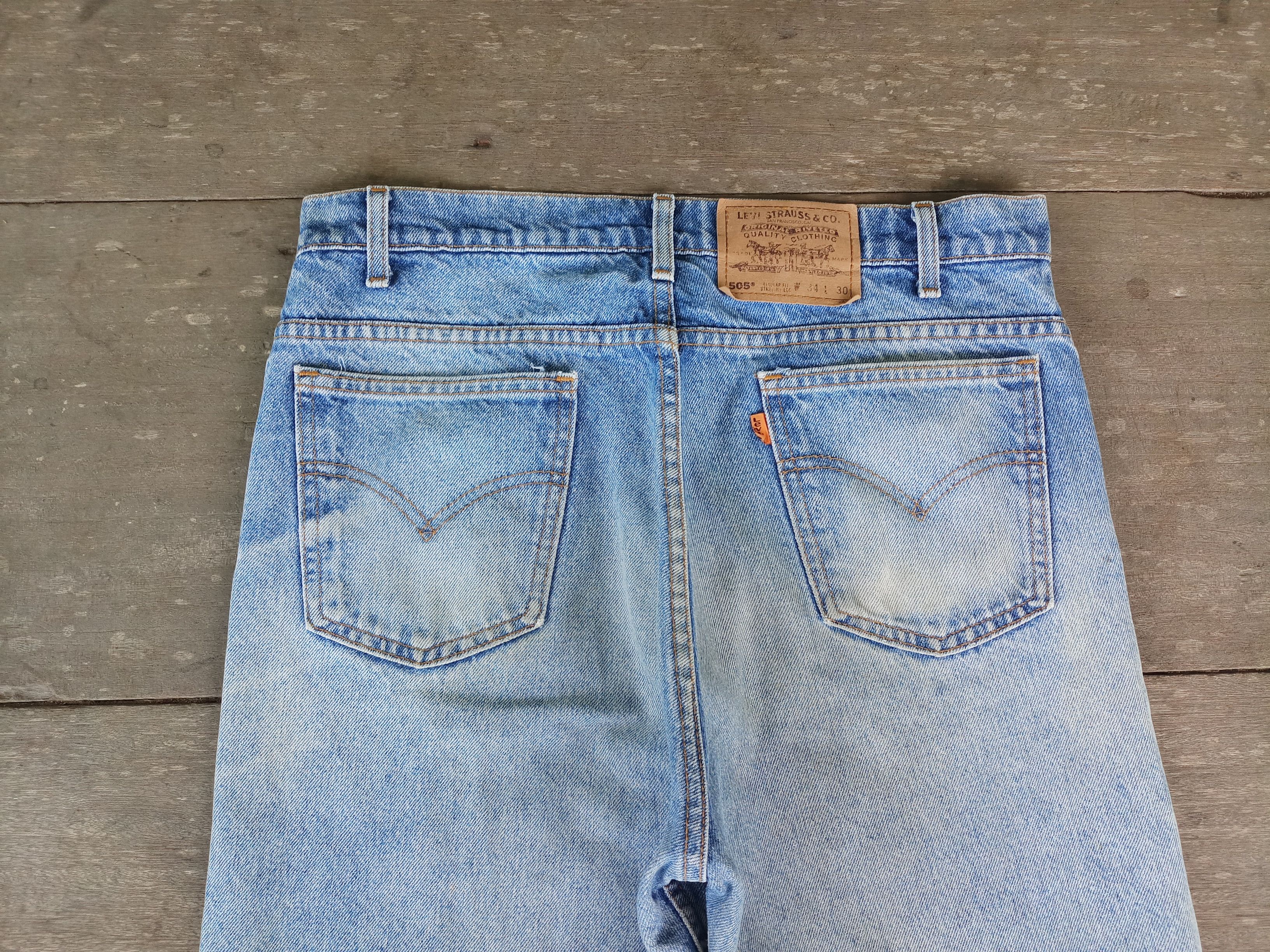 Levi's Vintage levis 505 orange tab W34 L30,levis denim ,retro Size US 34 / EU 50 - 8 Thumbnail