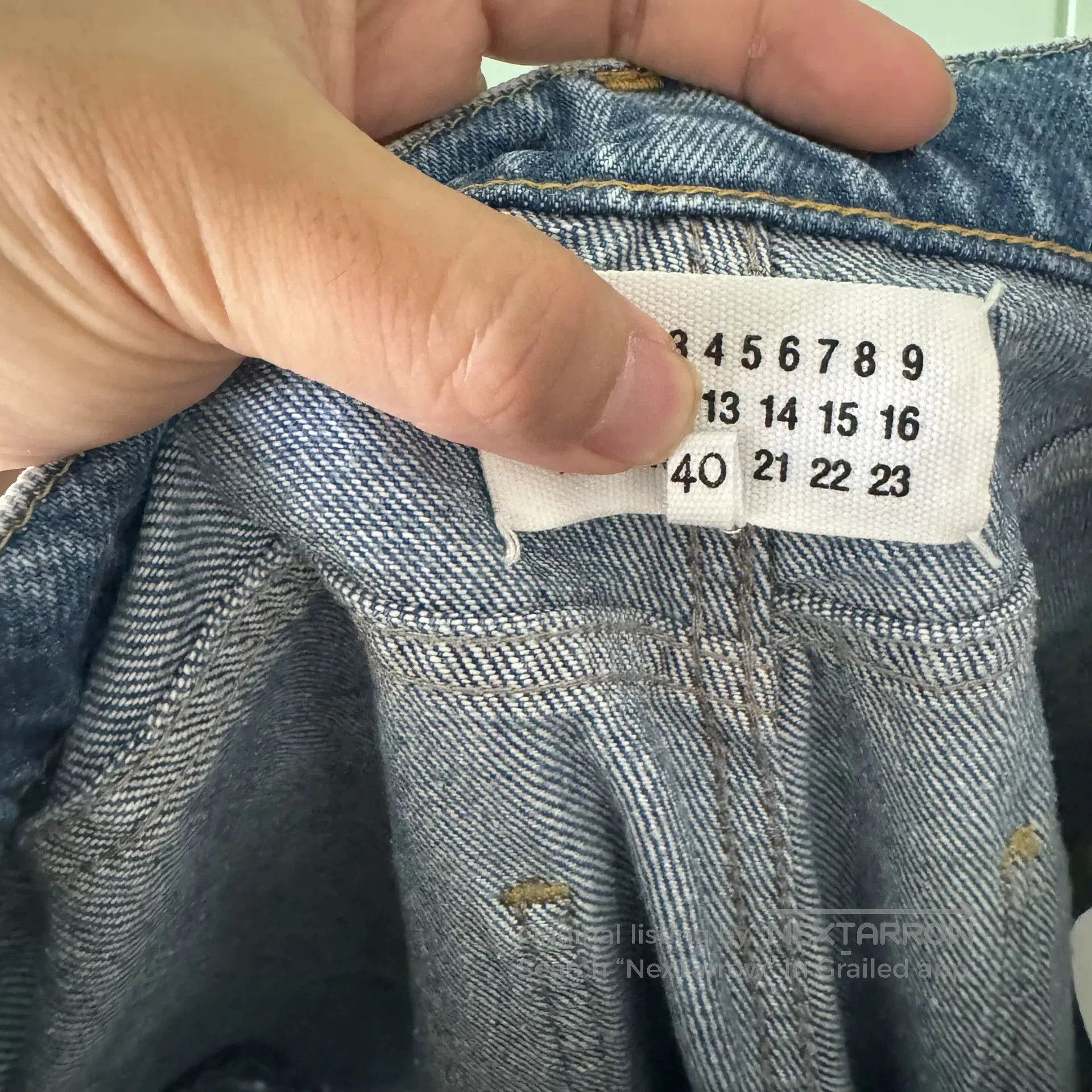 Maison Margiela Maison Margiela Ripped Jeans. Size 39" - 4 Thumbnail