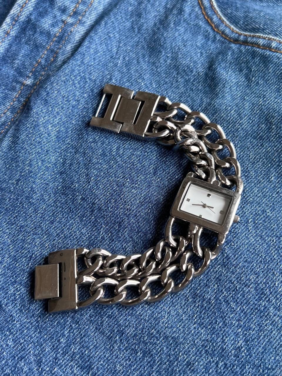 Japanese Brand × Vintage Vintage Japanese style Chain Metal futuristic Watch Bracelet Size ONE SIZE - 2 Thumbnail