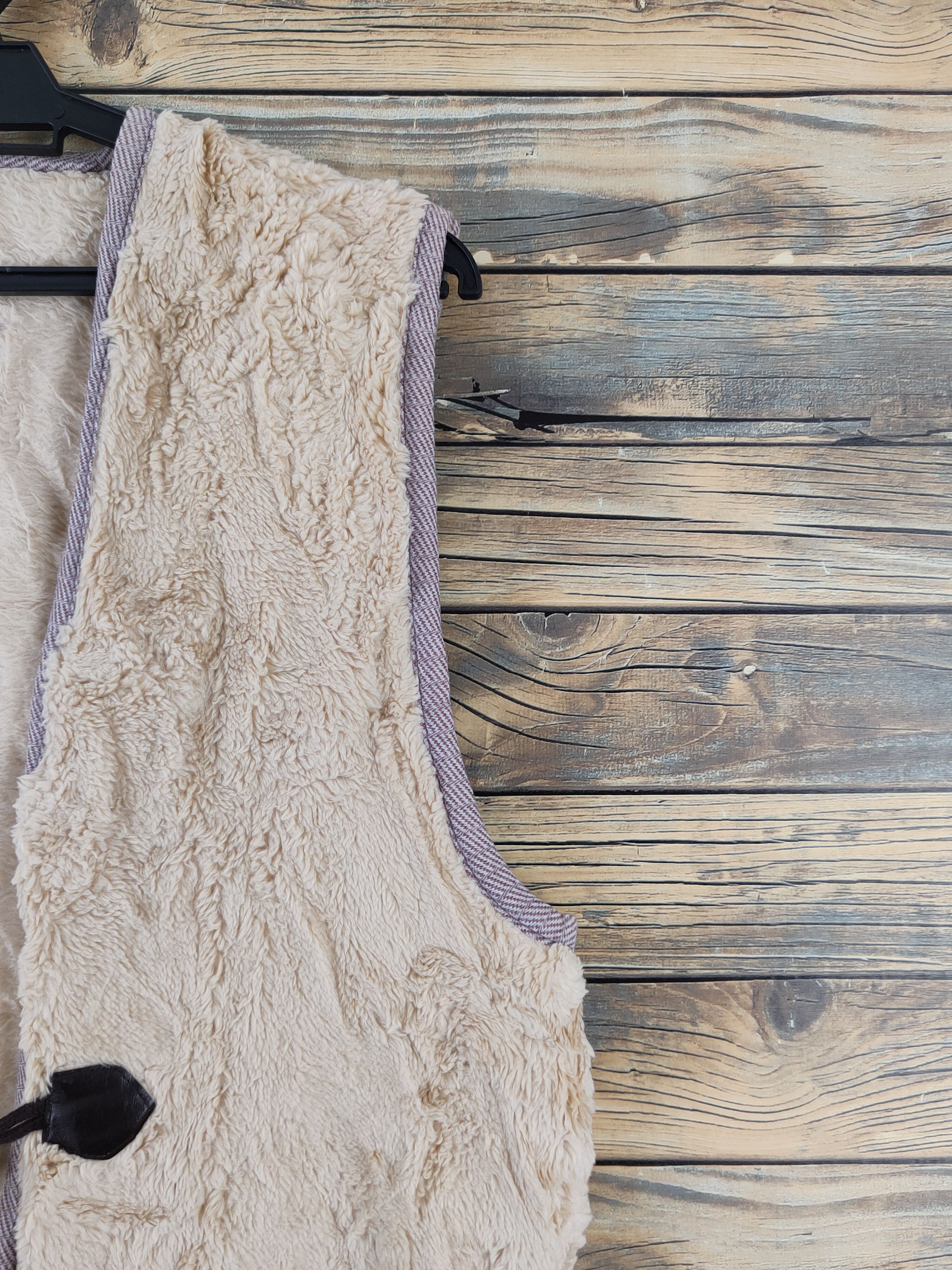 Japanese Brand × Vintage Vintage Japanese Brand Beige Fur Faux Toggle Vests Size M / US 6-8 / IT 42-44 - 6 Thumbnail