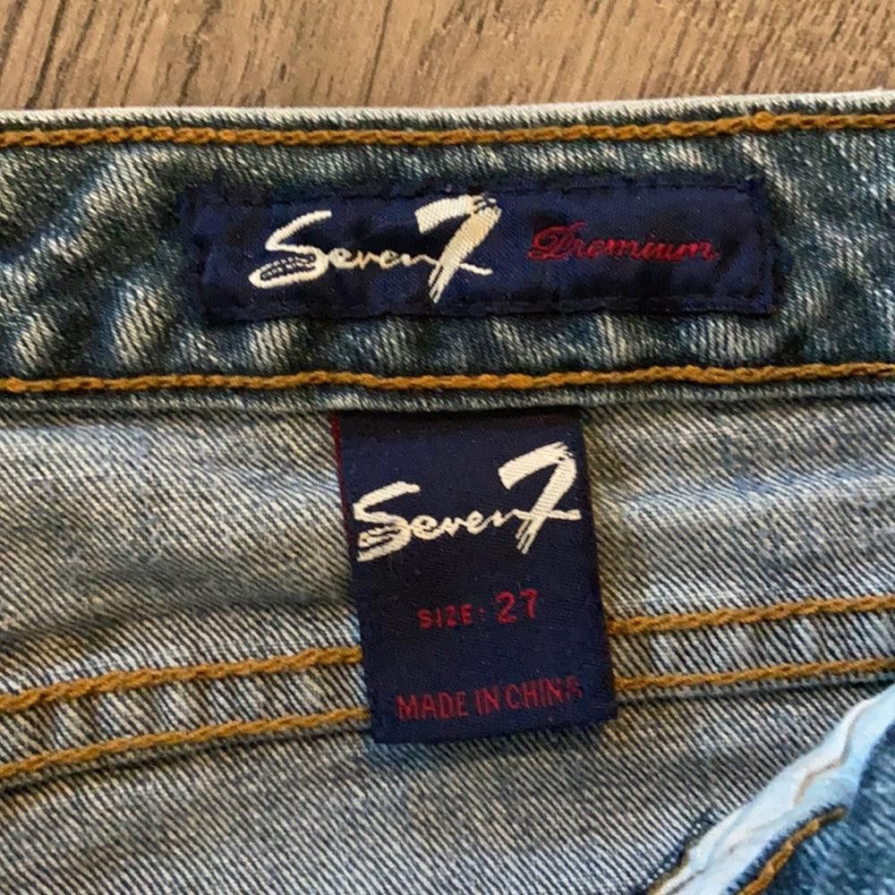 Studio Seven Seven7 Premium Capri Cuffed Jeans, Size 27 Size 27" / US 4 / IT 40 - 6 Thumbnail