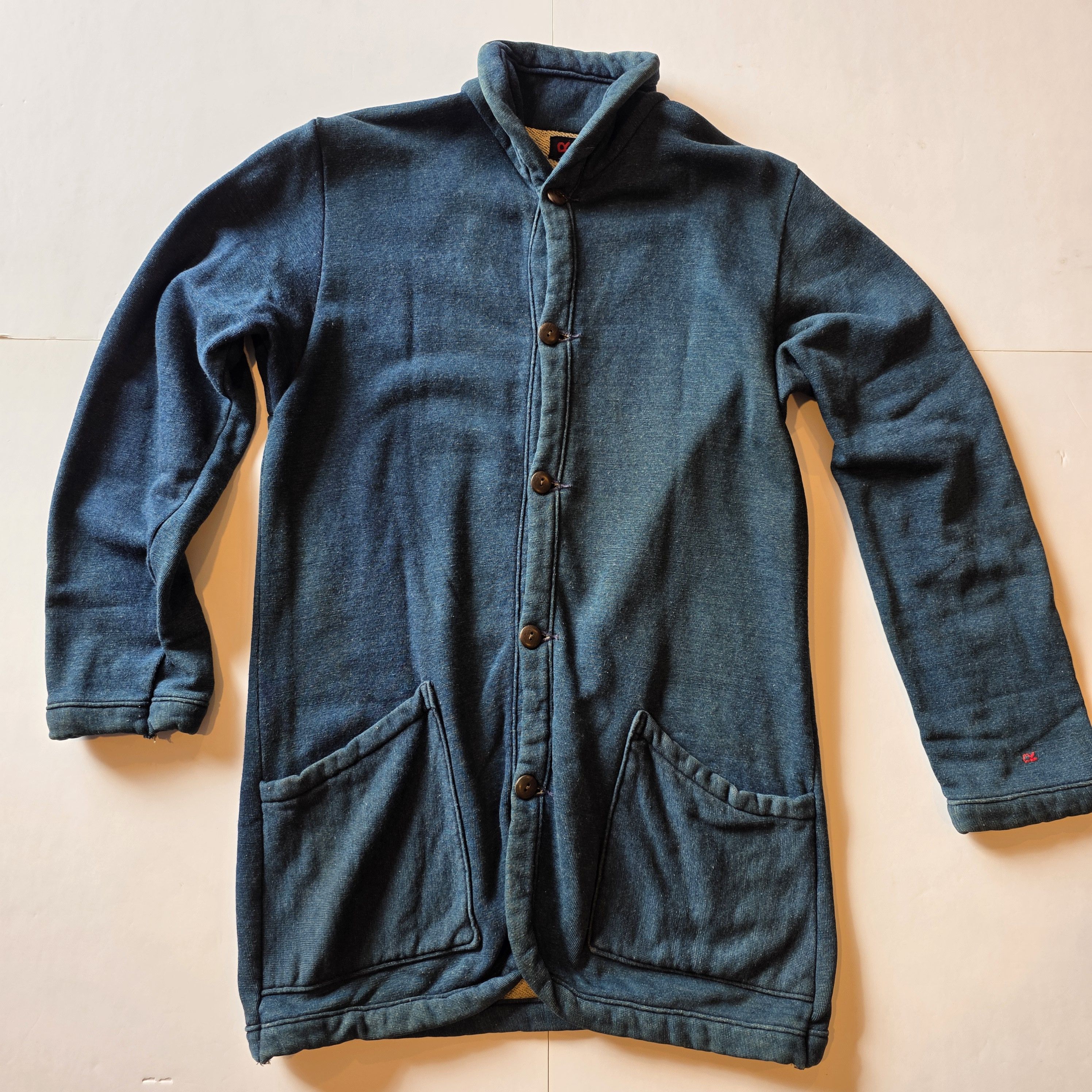 45rpm 45rpm Japan Indigo Knit Shawl Cardigan Size US M / EU 48-50 / 2 - 1 Thumbnail