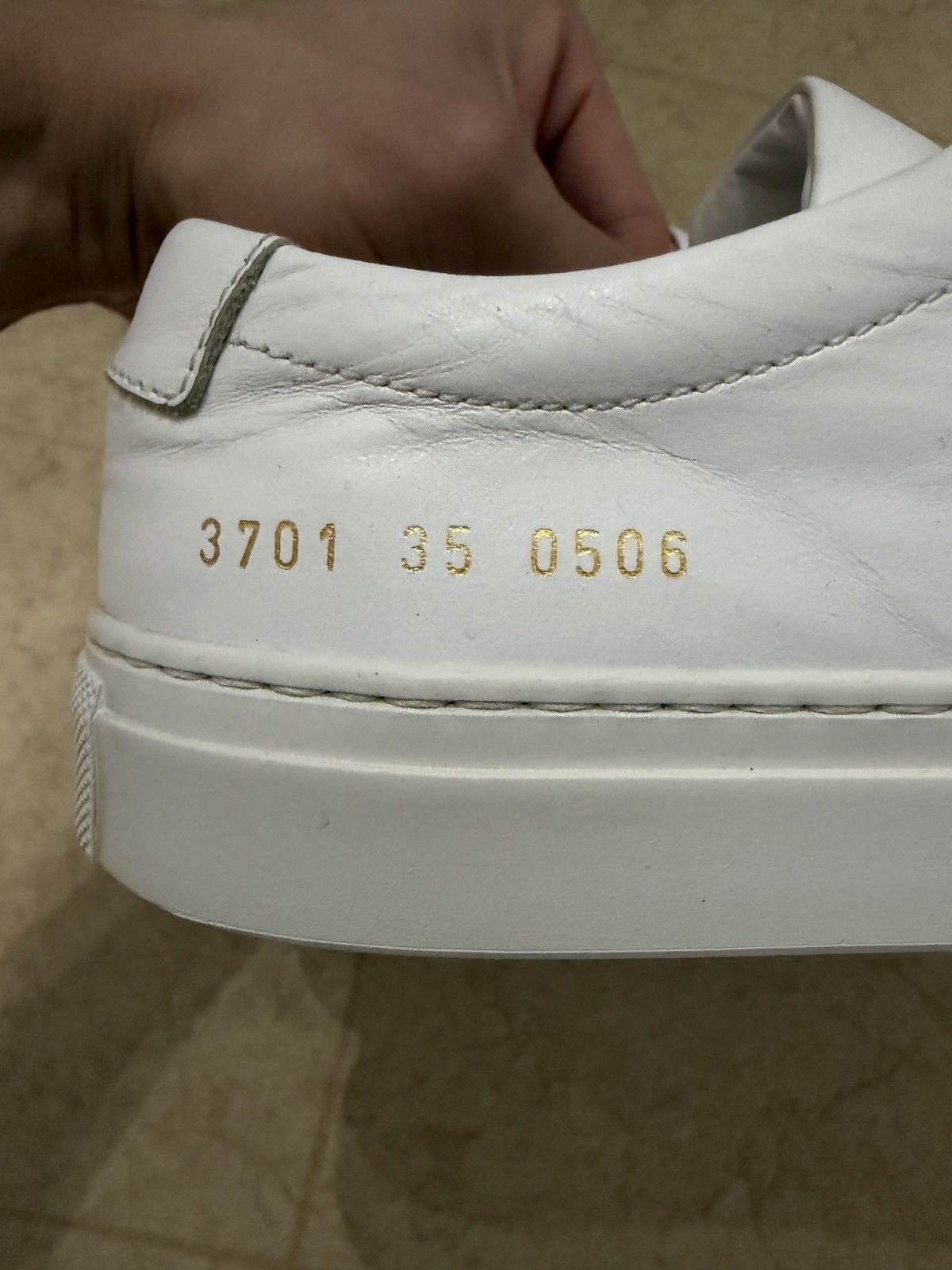 Common Projects Common Projects Achilles Low White Womens Sneakers Size 35 Size US 5 / IT 35 - 5 Thumbnail