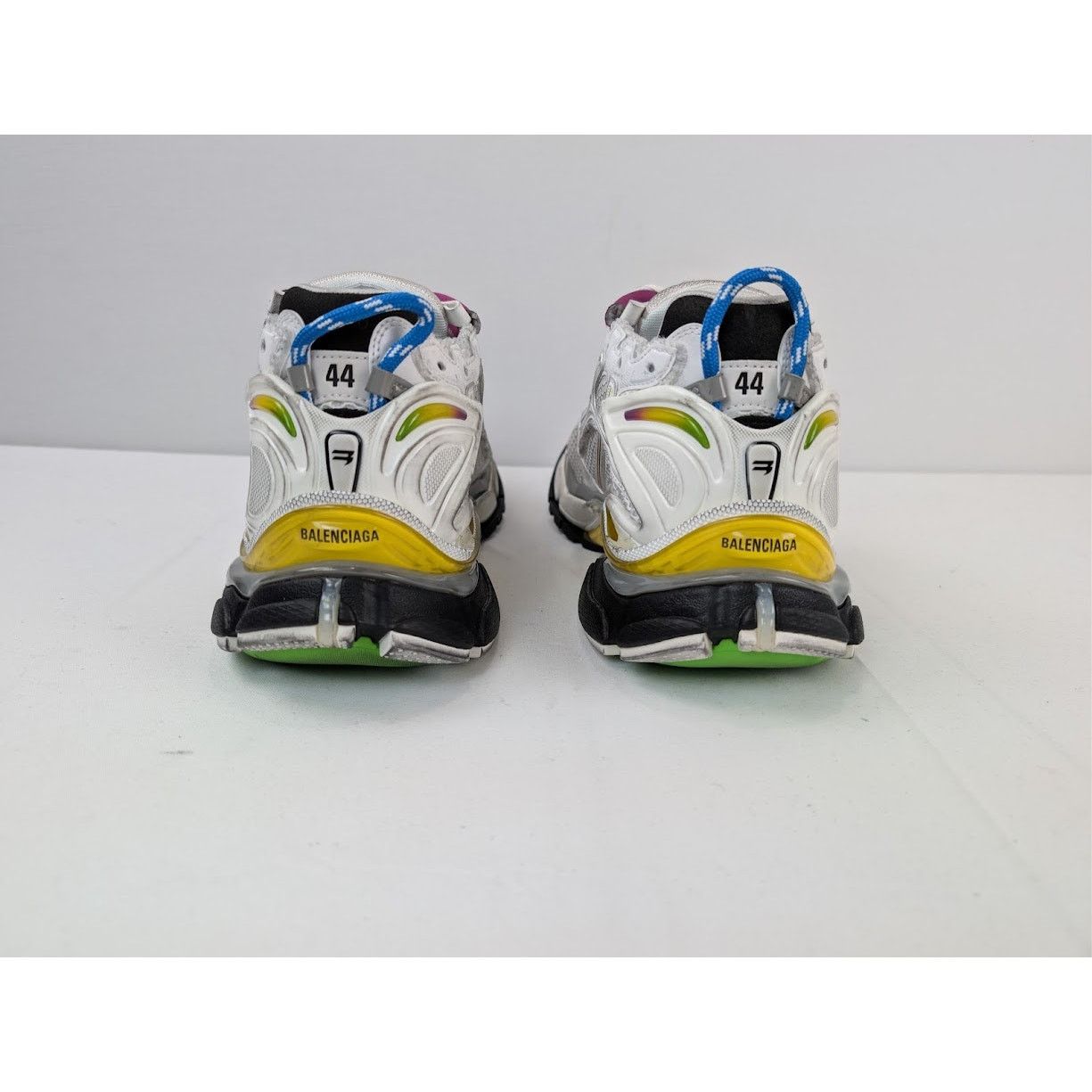Balenciaga o1rshd1 Q:3 / Mesh Gardient Runner in White/Multicolor Size US 11 / EU 44 - 11 Thumbnail