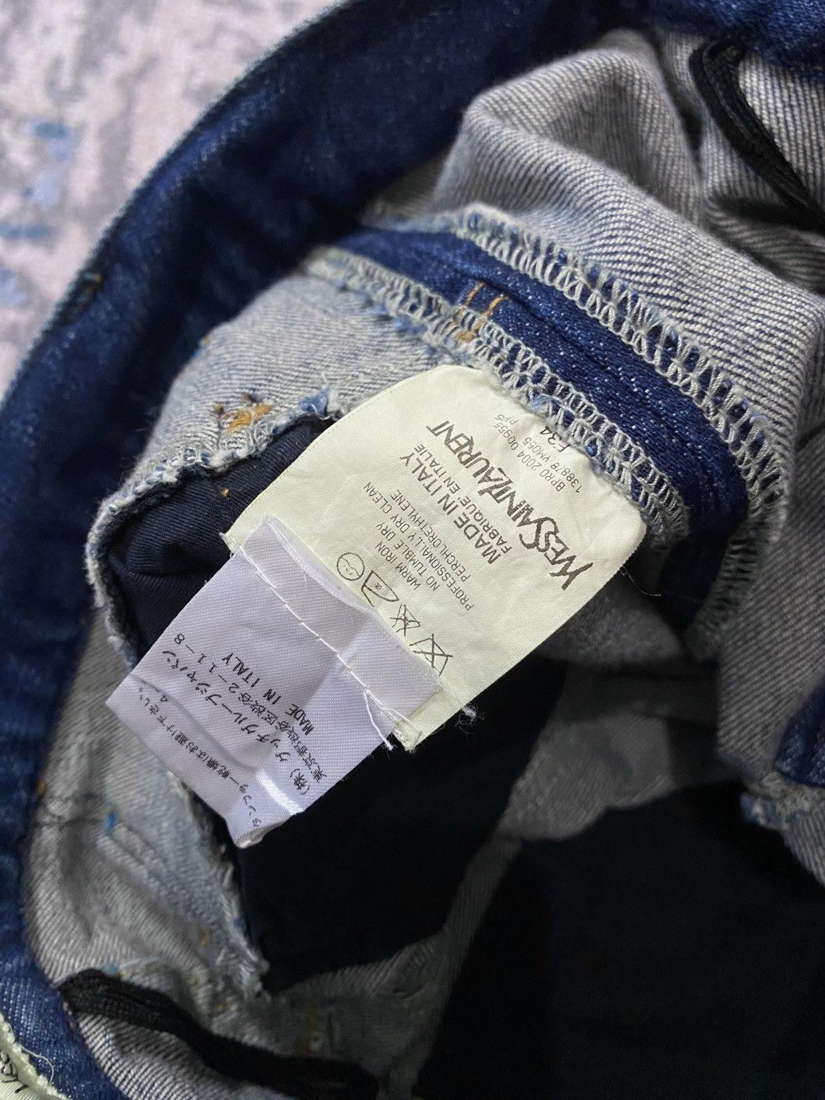 Yves Saint Laurent Yvesaint Laurent Bootcut Denim Jeans Size US 28 / EU 44 - 7 Thumbnail