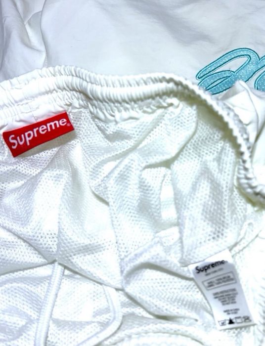 Supreme Supreme Mesh Script Water Short <Large> Whits SS21 | Grailed