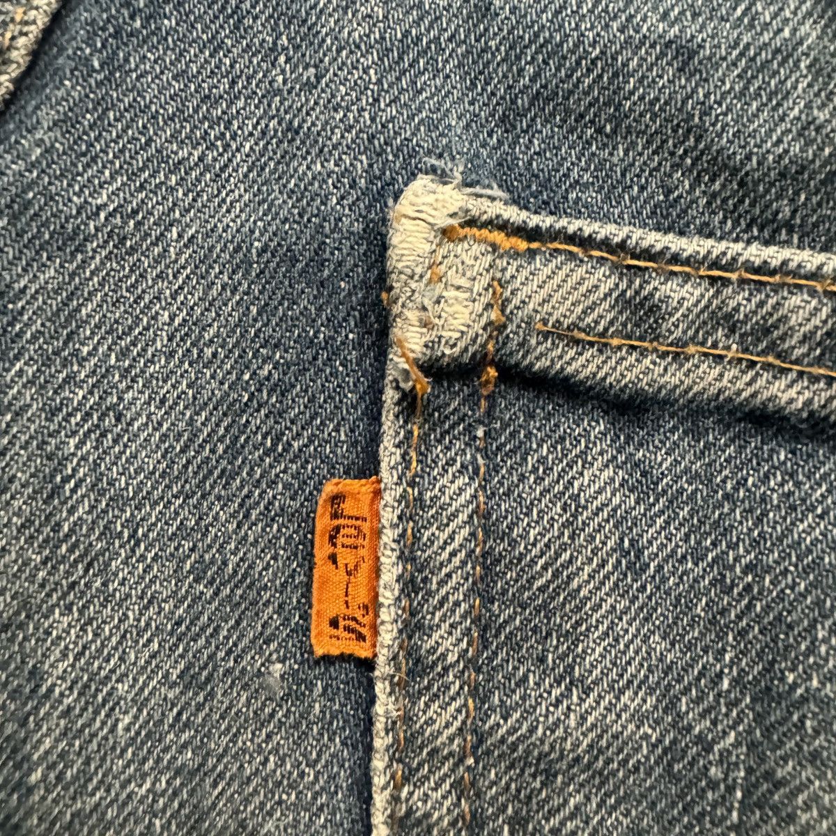 Levi's Vintage Levi’s 519-0217 Orange Tab Cutoff Shirts, 31W Size US 31 - 5 Thumbnail