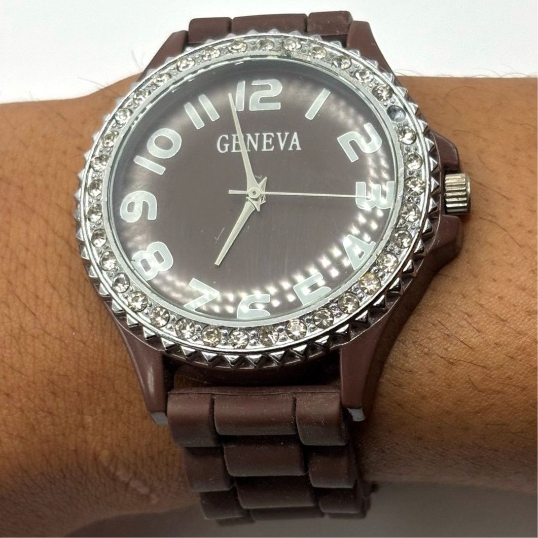 Other Brown & Silver Retro Men's Watch Size ONE SIZE - 2 Thumbnail