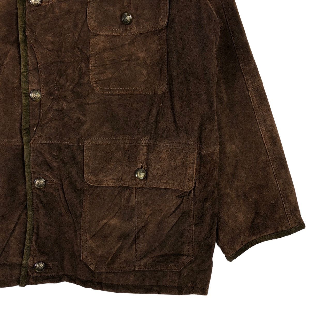 Japanese Brand 🔥90s Vintage Genuine Leather Jacket Bell Maxim Italian Mode Size US L / EU 52-54 / 3 - 5 Thumbnail