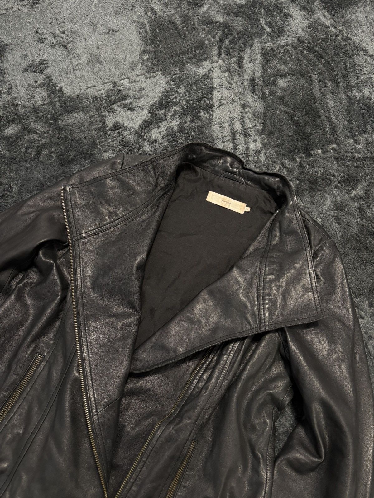 If Six Was Nine Gothic Biker Jacket Side Zip Punk LGB Rick Owens Vibe Size M / US 6-8 / IT 42-44 - 5 Thumbnail