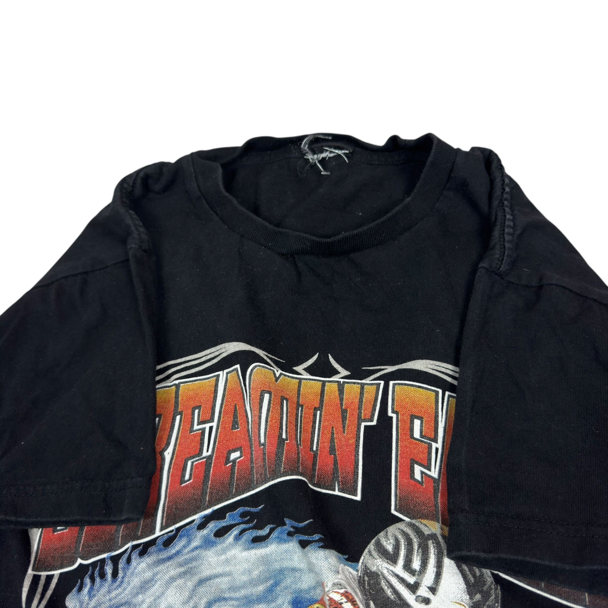 Harley Davidson Vintage Harley-Davidson Men's Black Printed Pullover T-Shirt Size US S / EU 44-46 / 1 - 2 Thumbnail