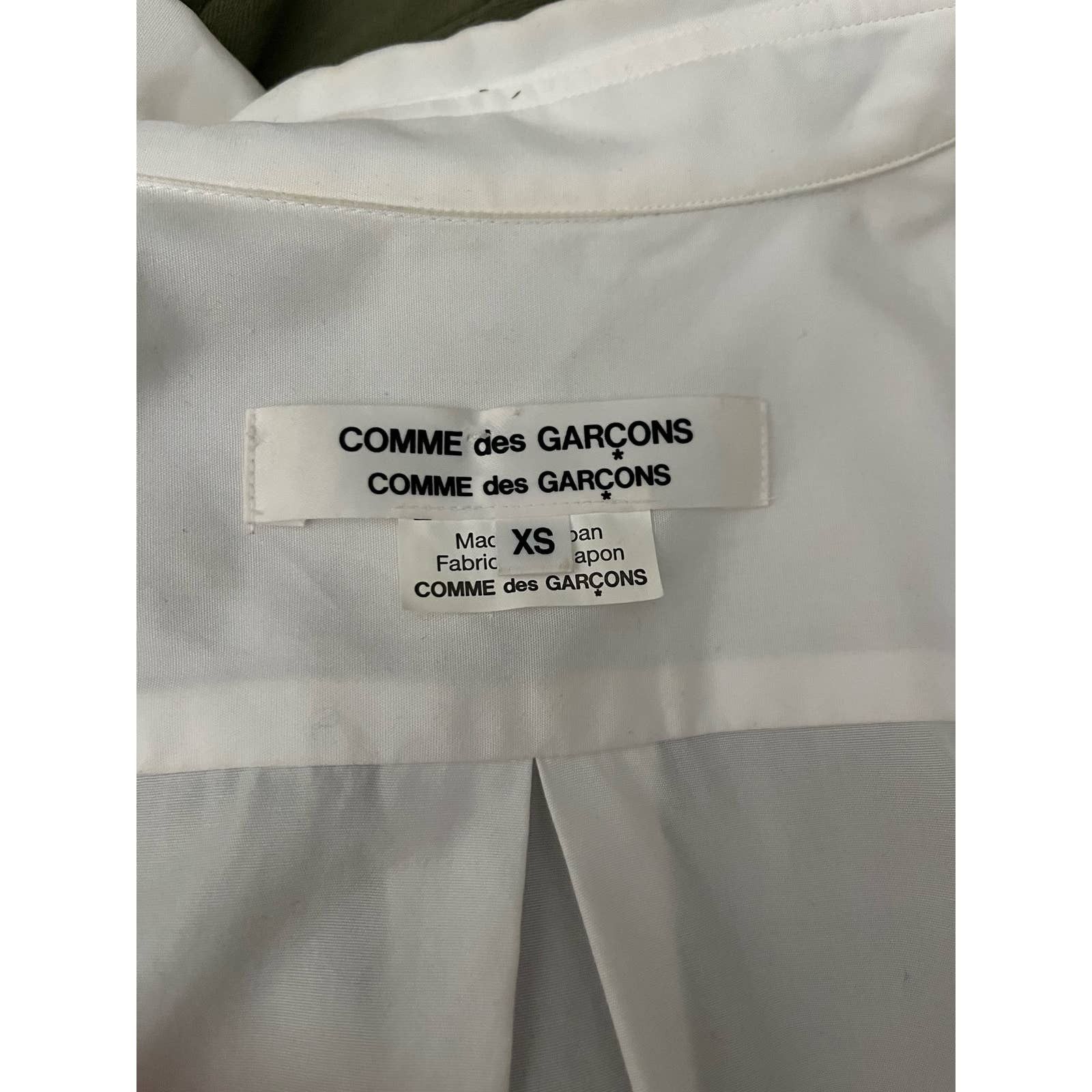 Comme Des Garcons Ruffled Bib Collar Mmidi Dress