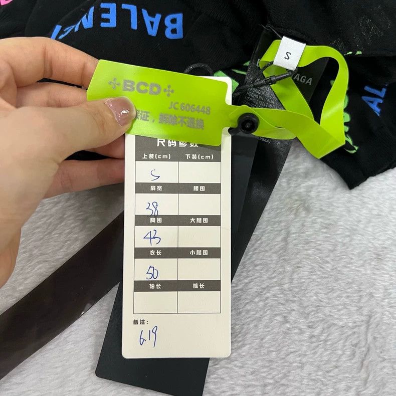 Balenciaga Balenciaga Colorful bullet screen logo short sleeve Size US S / EU 44-46 / 1 - 6 Thumbnail