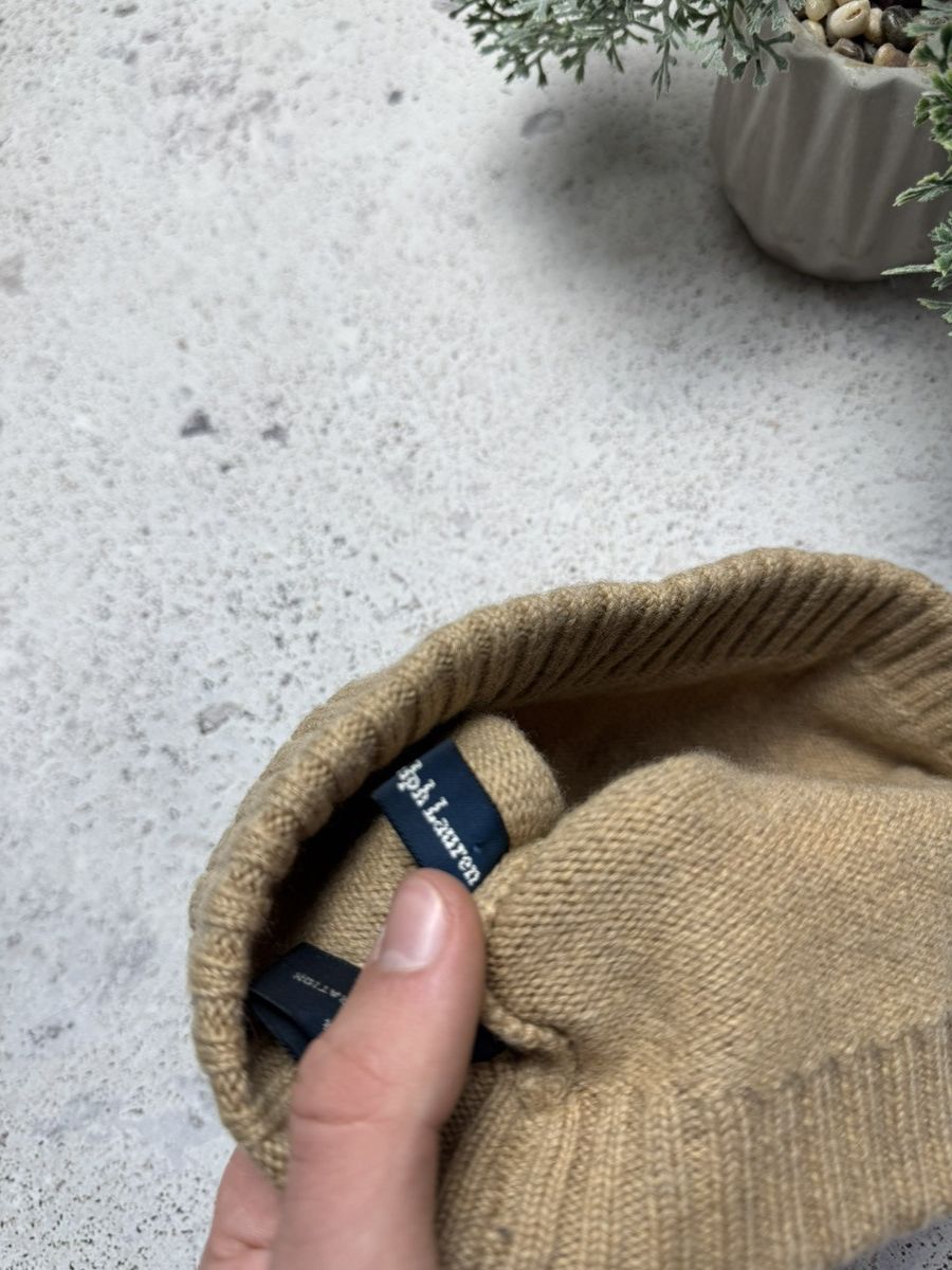 Polo Ralph Lauren × Vintage Winter hat Polo Ralph Lauren Vintage Red Horse Size ONE SIZE - 6 Thumbnail
