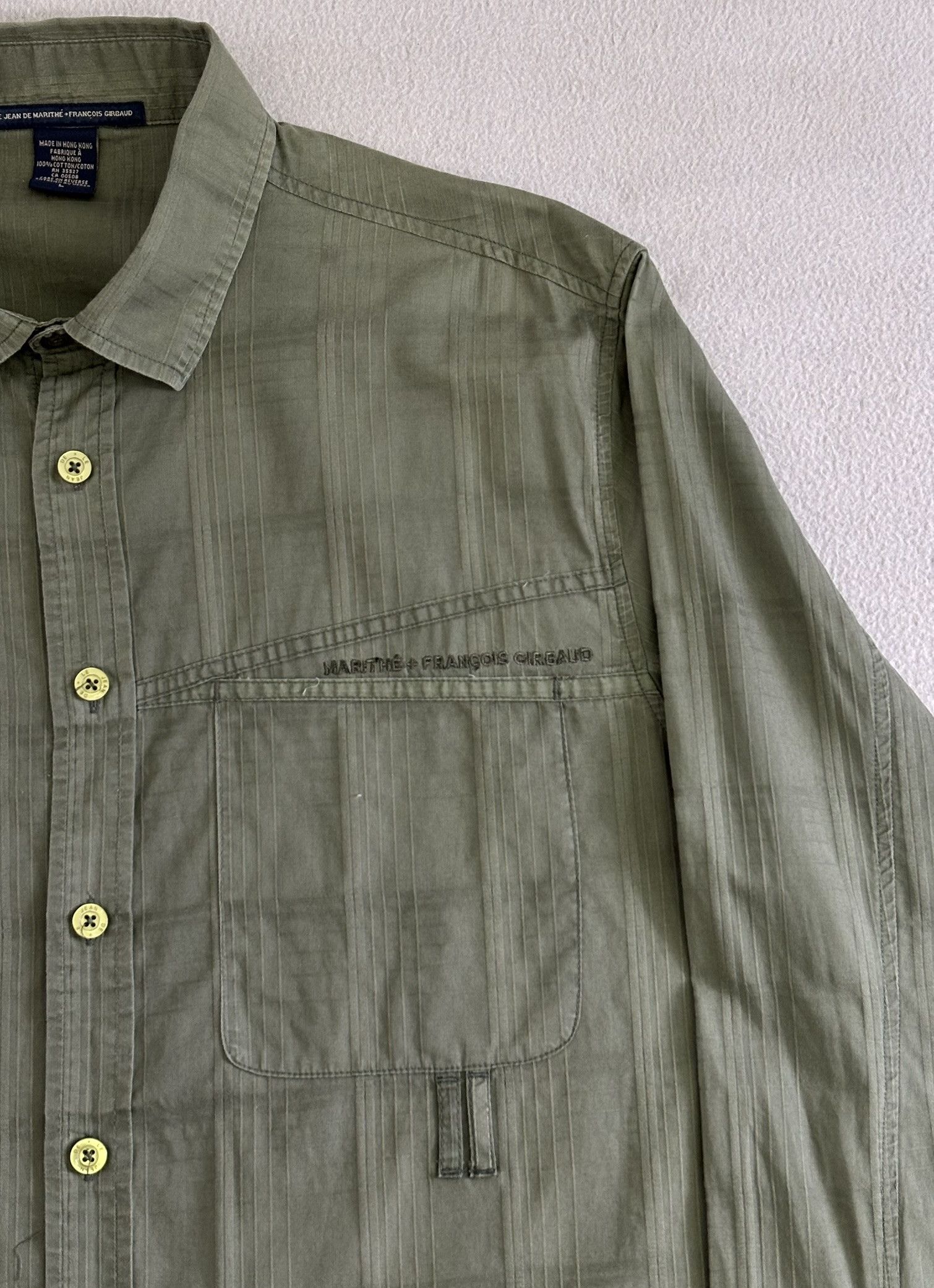 Marithe + Francois Girbaud Marithe Francois Girbaud Khaki shirt Large Size US L / EU 52-54 / 3 - 8 Thumbnail