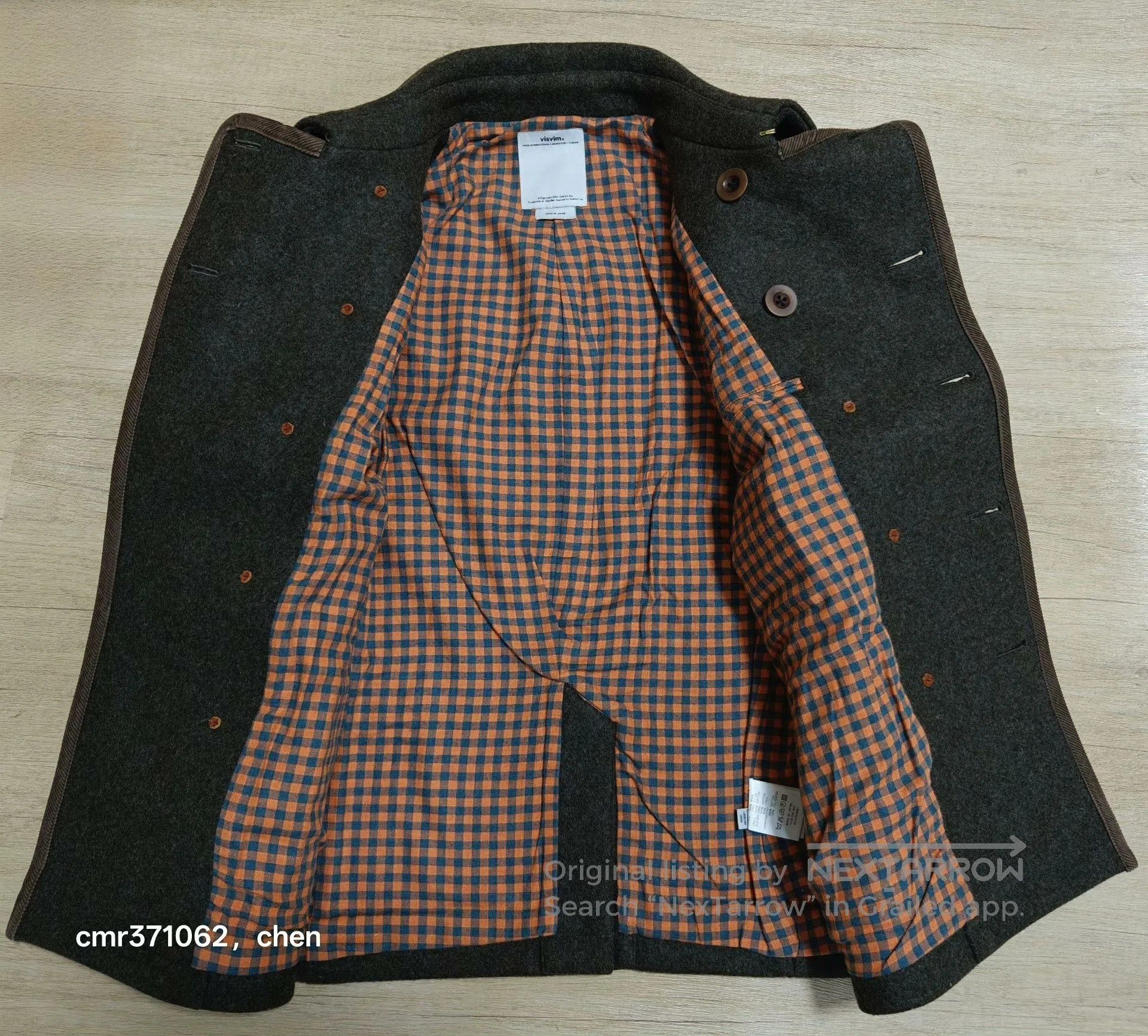 Visvim visvim 14aw Lieutenant Matoi Wool Jkt. Size US S / EU 44-46 / 1 - 6 Thumbnail