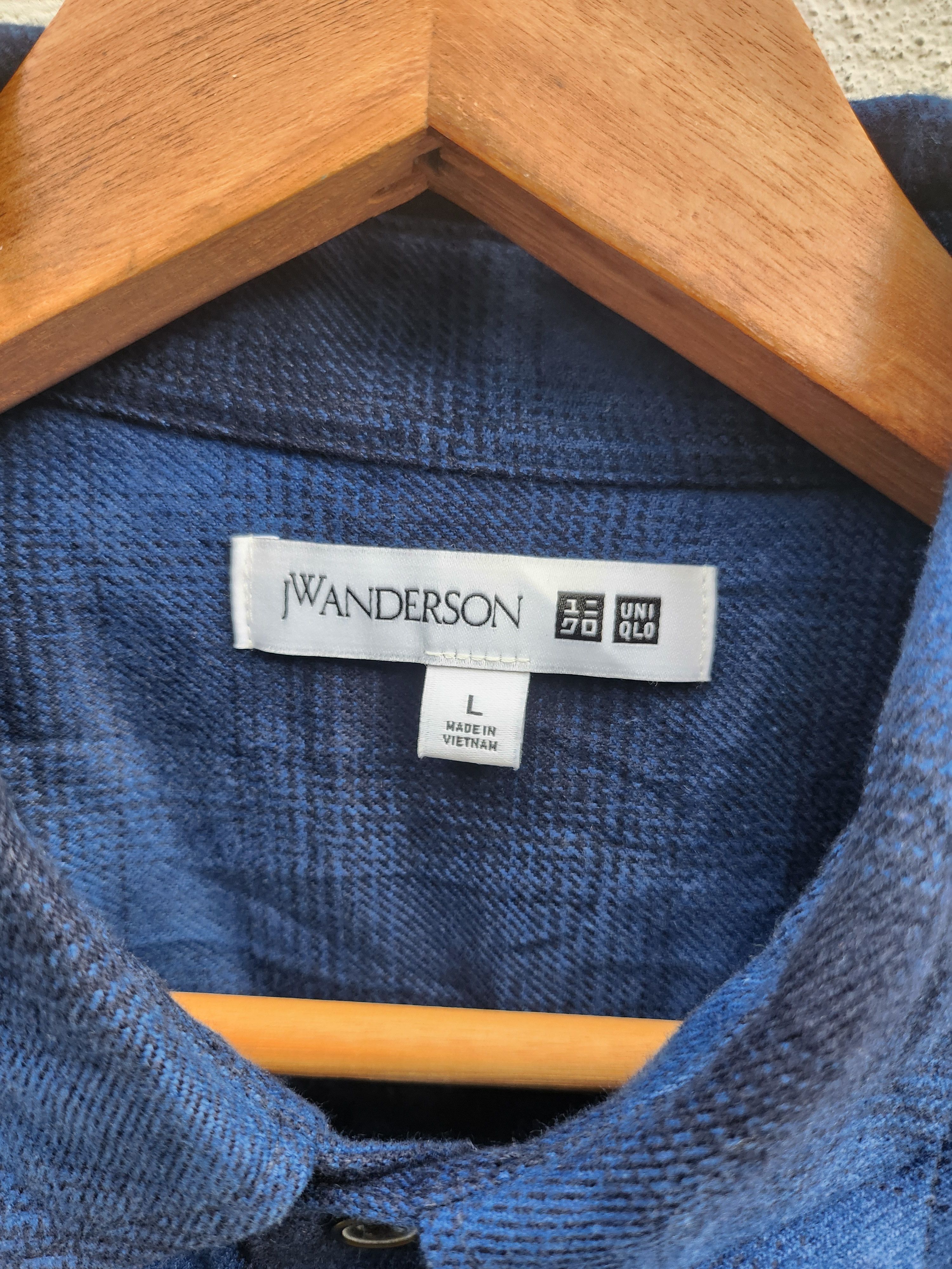 Flannel × JW Anderson × Japanese Brand Jw Anderson x uniqlo punk shirt Size US L / EU 52-54 / 3 - 5 Thumbnail