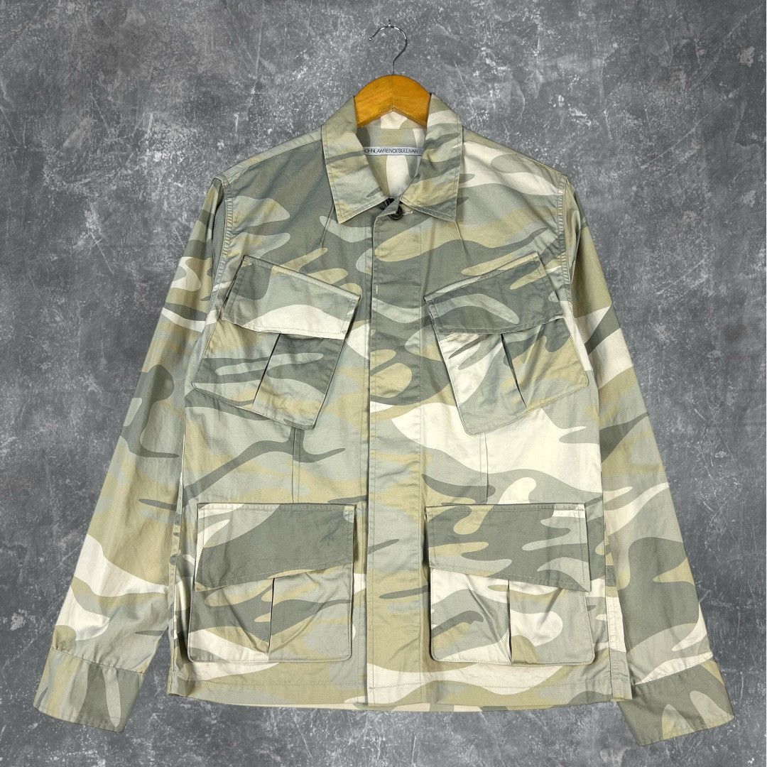 JOHN LAWRENCE SULLIVAN 💥 John Lawrence Sullivan Camo Split Pocket Jacket Size US S / EU 44-46 / 1 - 1 Thumbnail