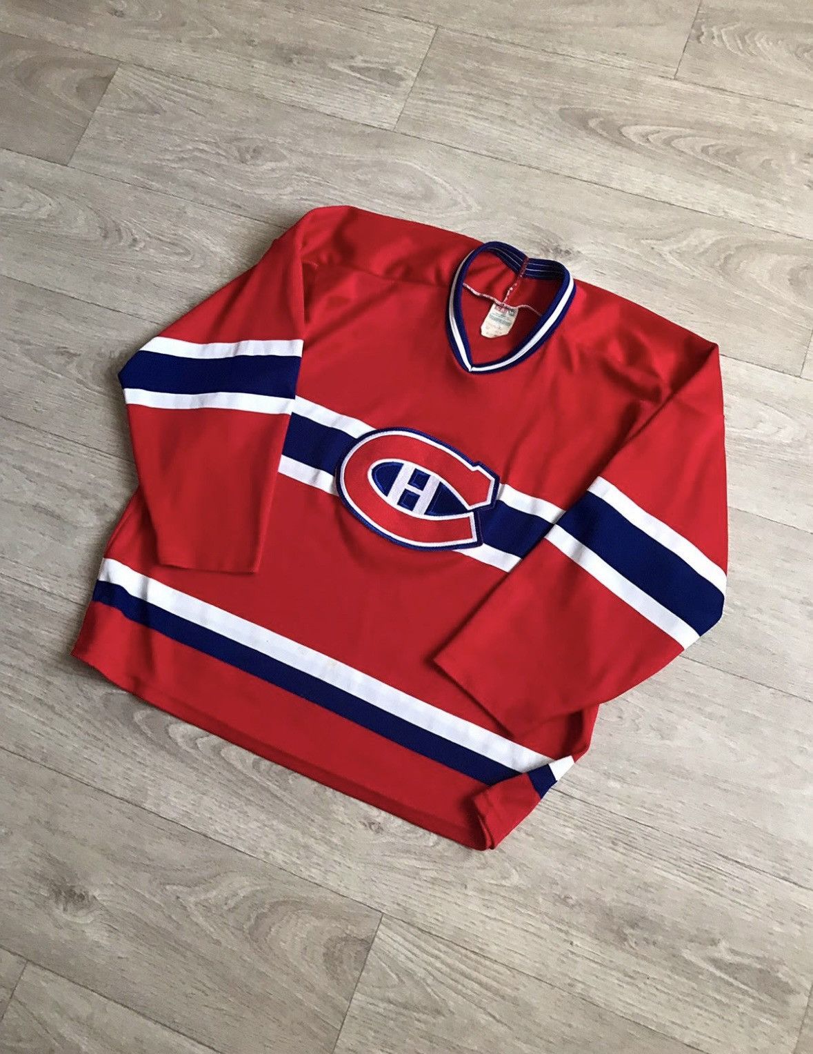 Pre-owned Ccm X Nhl Vintage 90's Montreal Canadiens Nhl Ice Hockey Jersey Ccm In Red