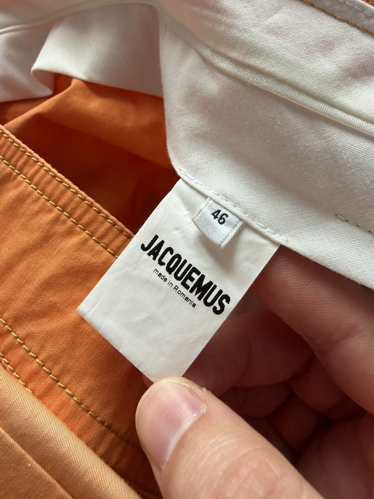 Jacquemus Jacquemus Le Coup De Soleil Orange Pattern Cotton Shorts Size US 32 / EU 48 - 16 Thumbnail