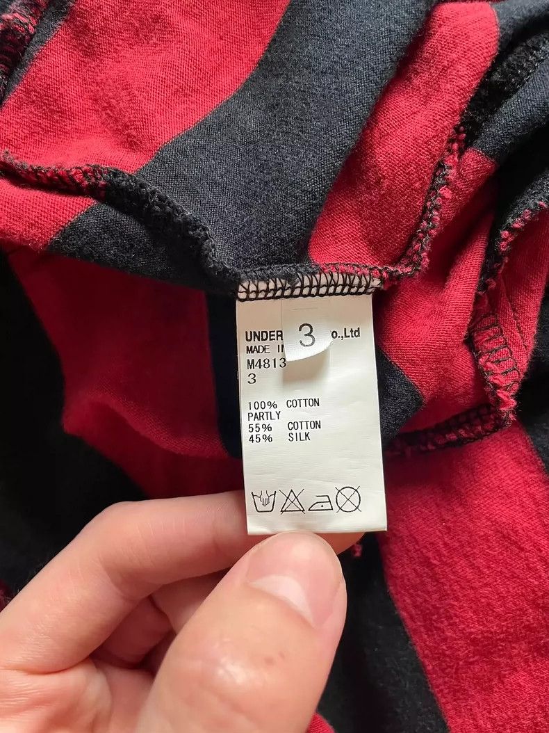 Undercover undercover black and red stripes long sleeves Size US L / EU 52-54 / 3 - 4 Thumbnail