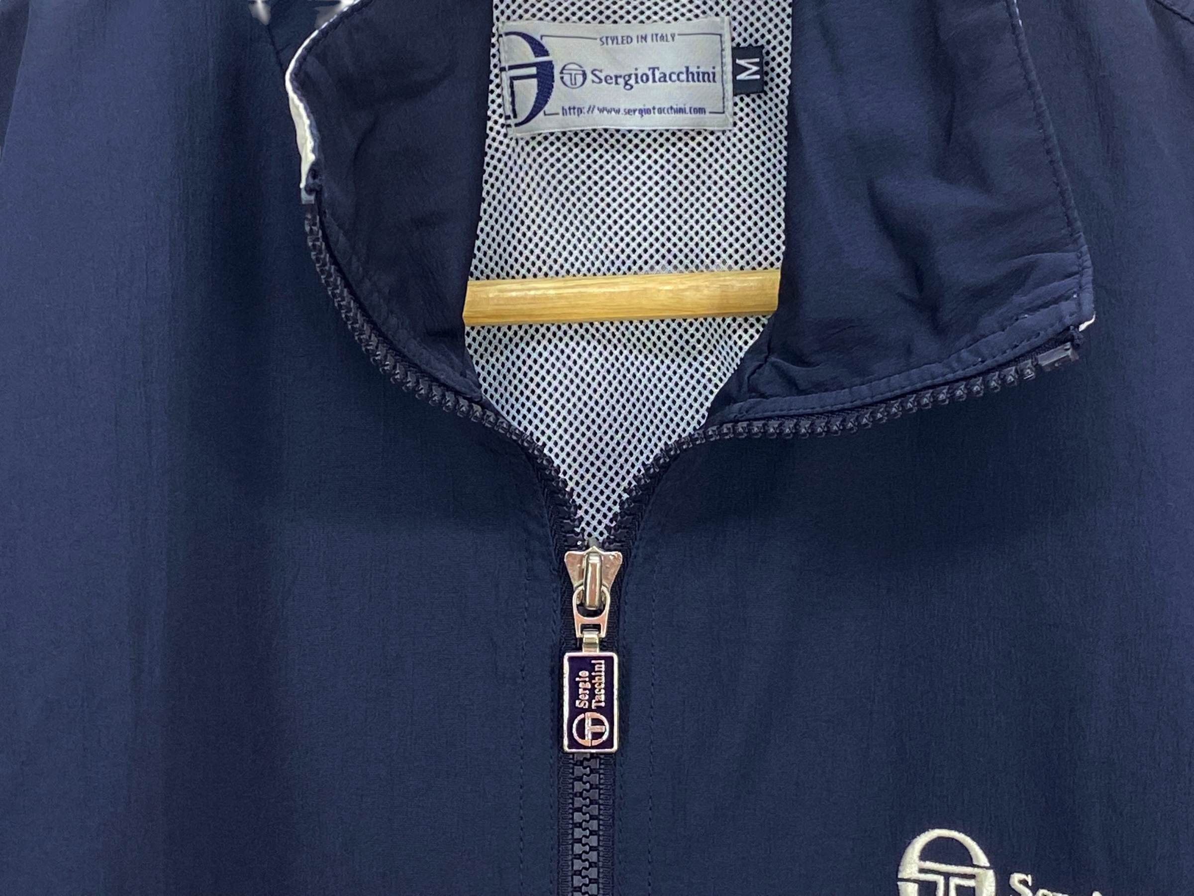 Sergio Tacchini × Vintage Sergio Tacchini Blue Track Jacket – Retro Sportswear Zip-Up Size US M / EU 48-50 / 2 - 4 Thumbnail