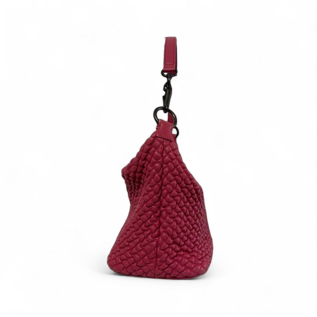 Bottega Veneta Bottega Veneta - Quilted Nappa Leather Red Accessory Pouch Size ONE SIZE - 2 Thumbnail