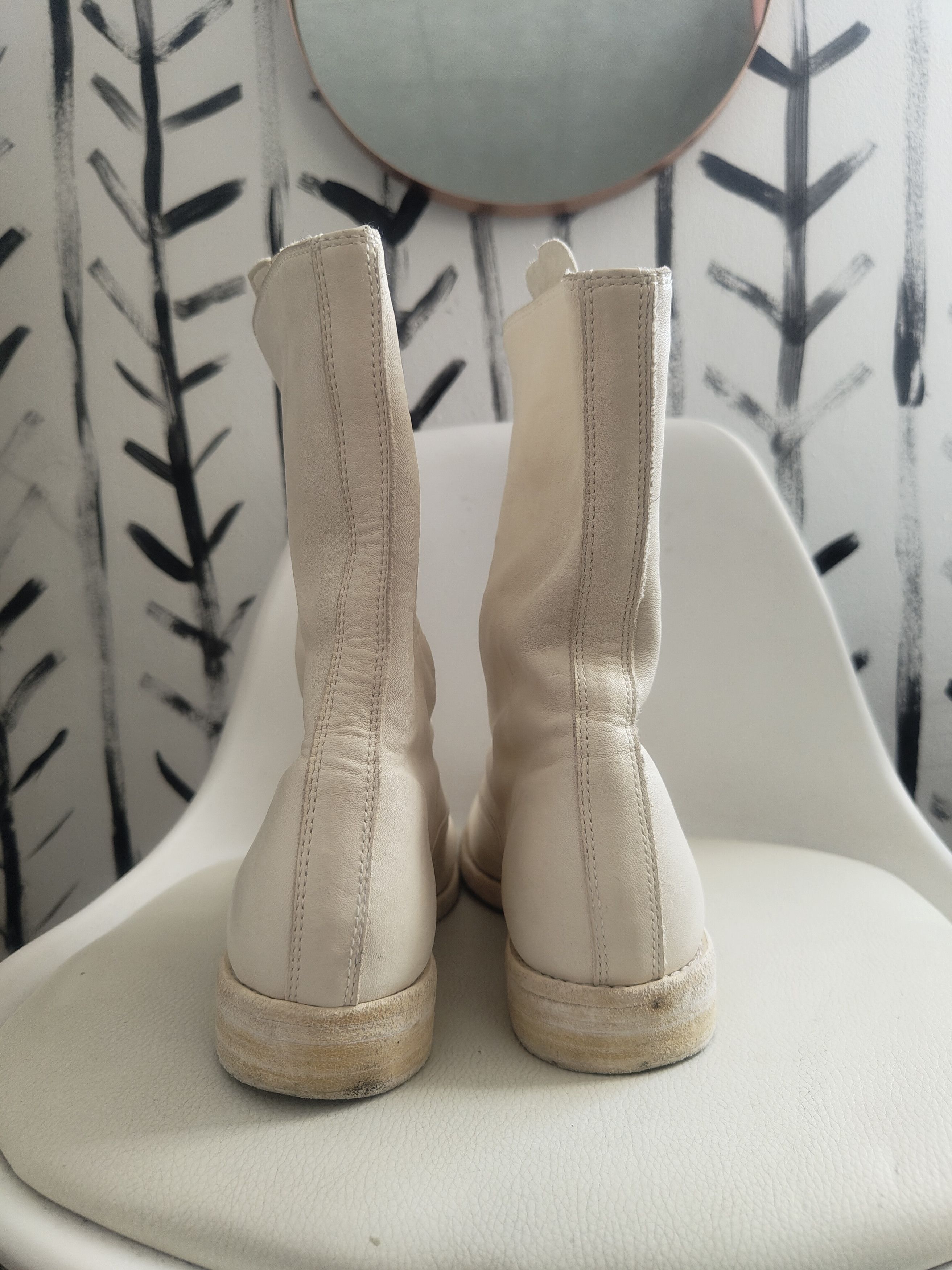 Guidi Guidi 310 ecru front ZIP boots Size US 7 / IT 37 - 3 Thumbnail