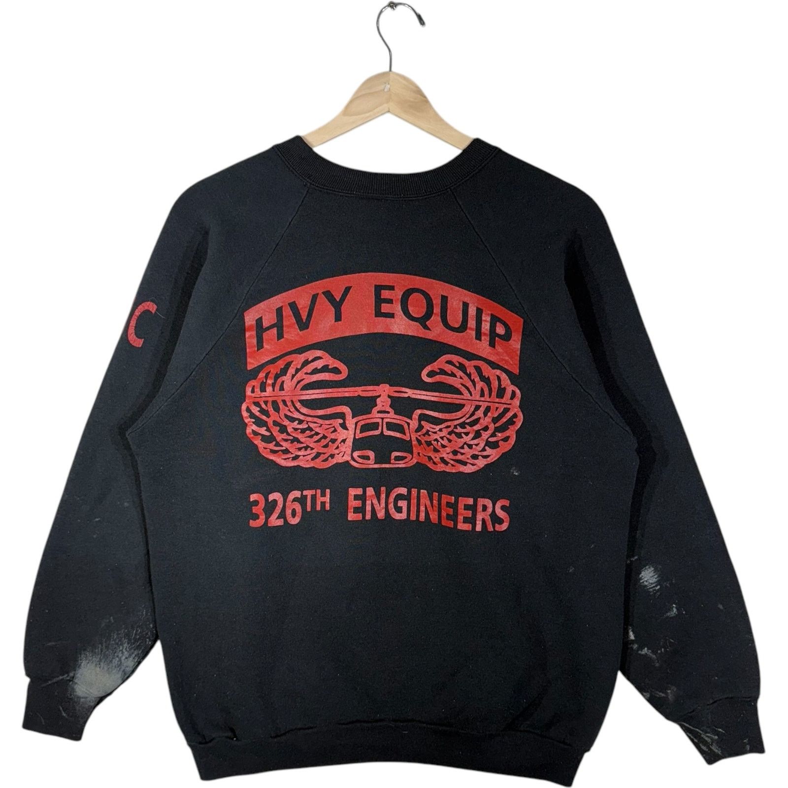Fruit Of The Loom Vintage 101 Airborne Division Engineers Crewneck Large Size US L / EU 52-54 / 3 - 5 Thumbnail