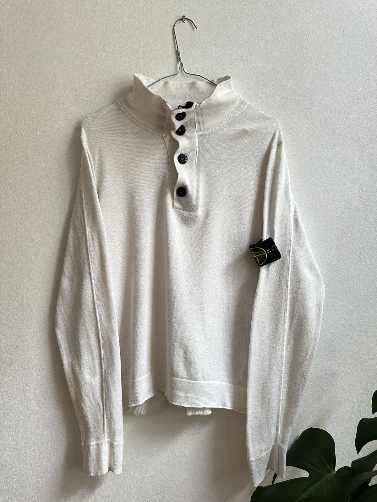 Stone Island Stone Island Vintage 00s Luxury Cotton Sweater Size US M / EU 48-50 / 2 - 1 Thumbnail