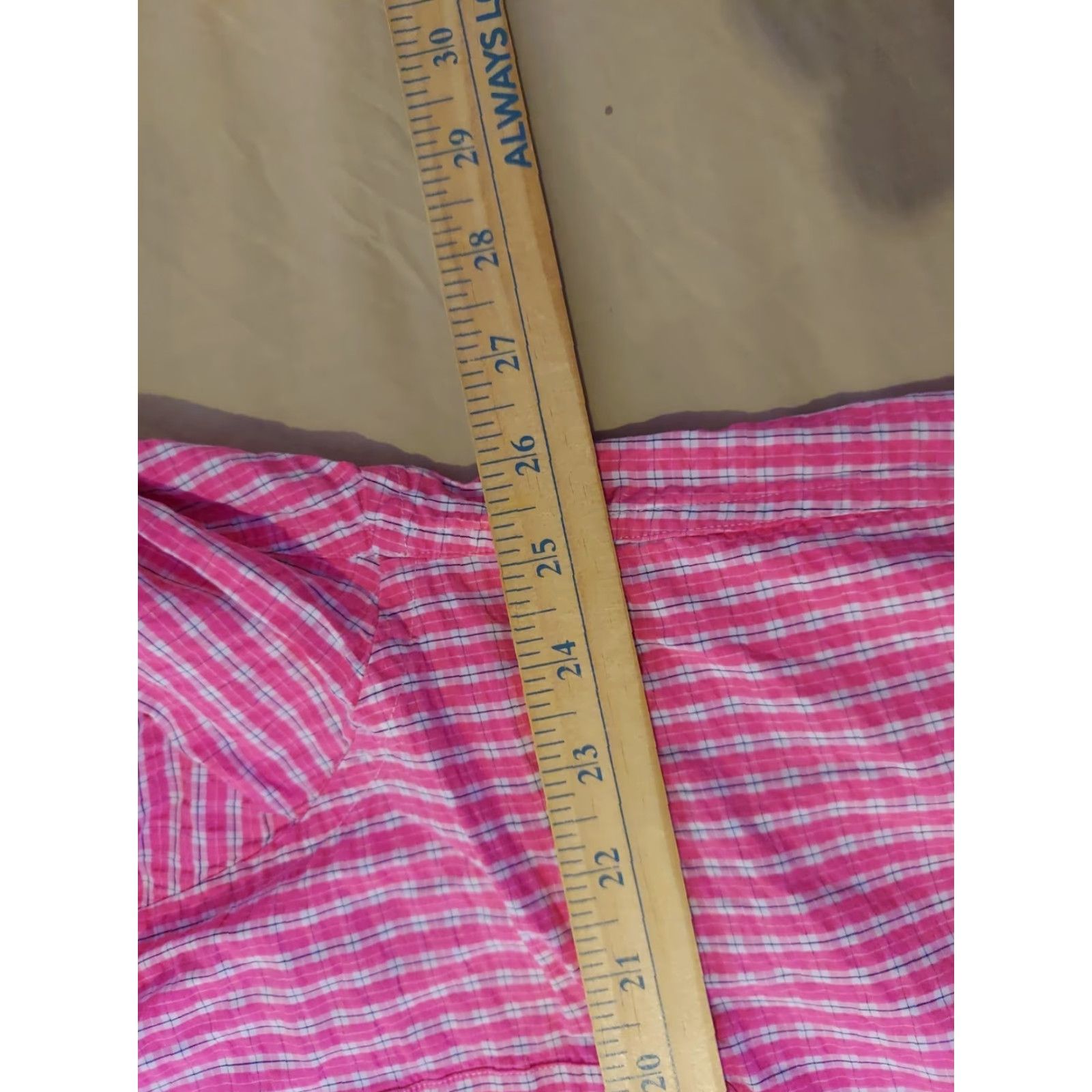 Brooks Brothers Brooks Brothers Dress Shirt Mens XL Pink Cotton Button Size 46R - 4 Thumbnail