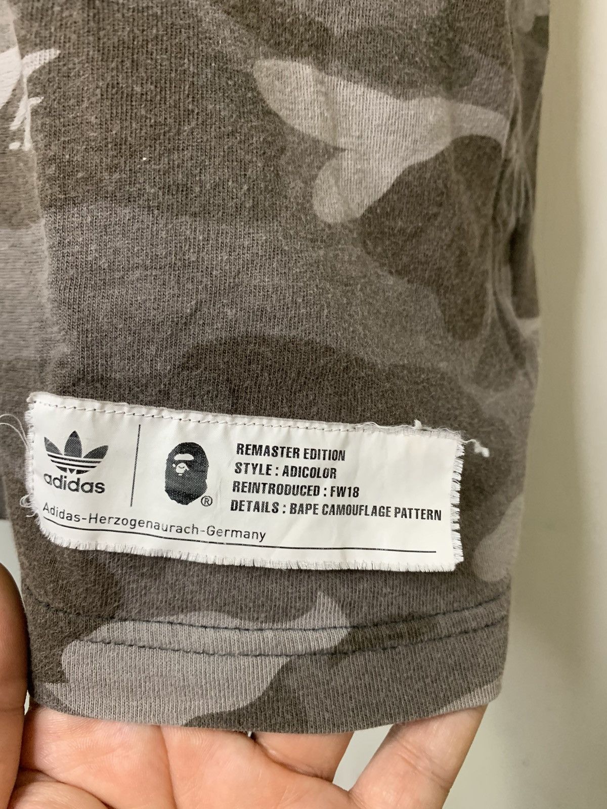 Adidas × Bape Bape x Adidas Adicolor Tee Size US M / EU 48-50 / 2 - 16 Thumbnail