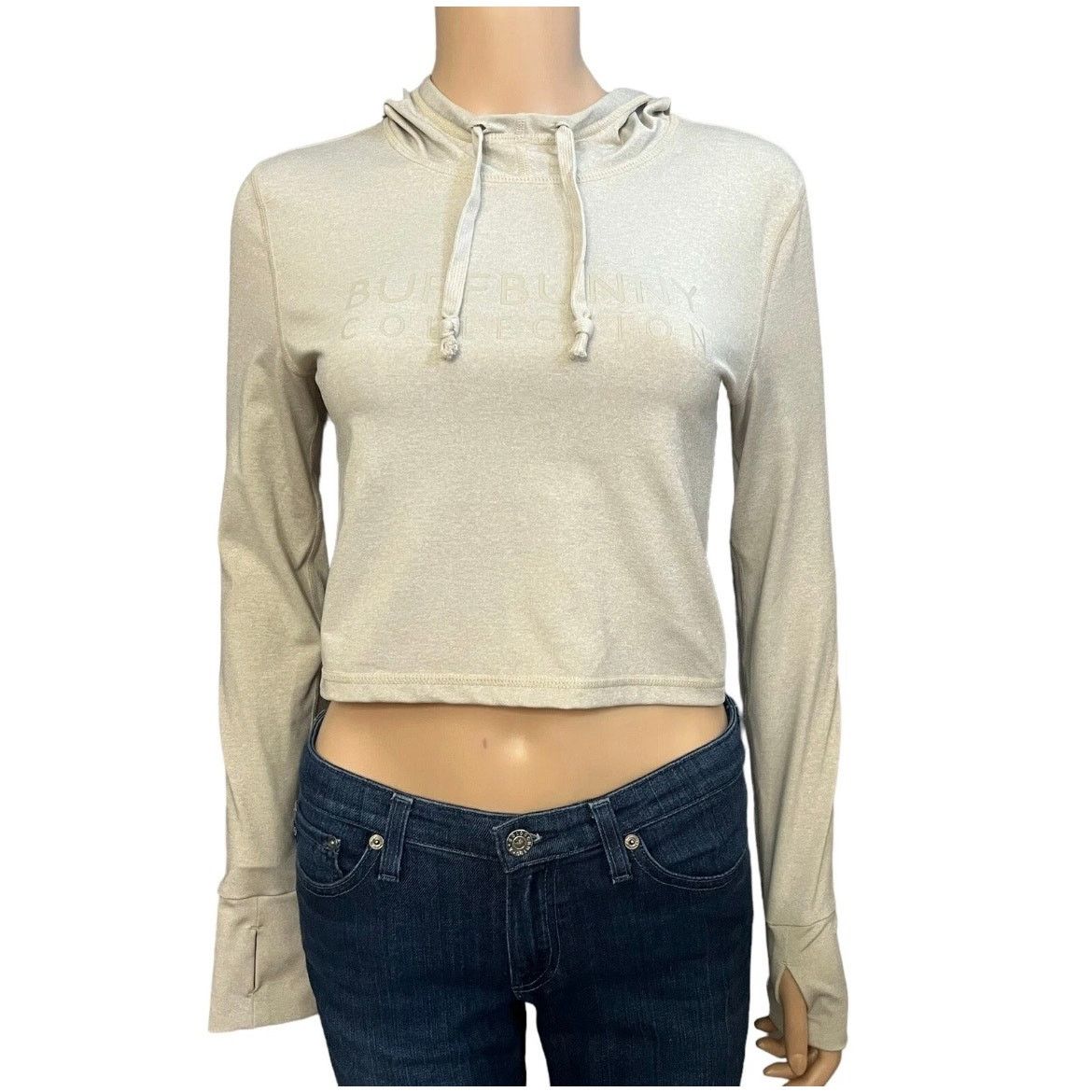 Other NWOT BuffBunny Cropped Hooded Pullover - size Medium - Gray Size M / US 6-8 / IT 42-44 - 6 Thumbnail