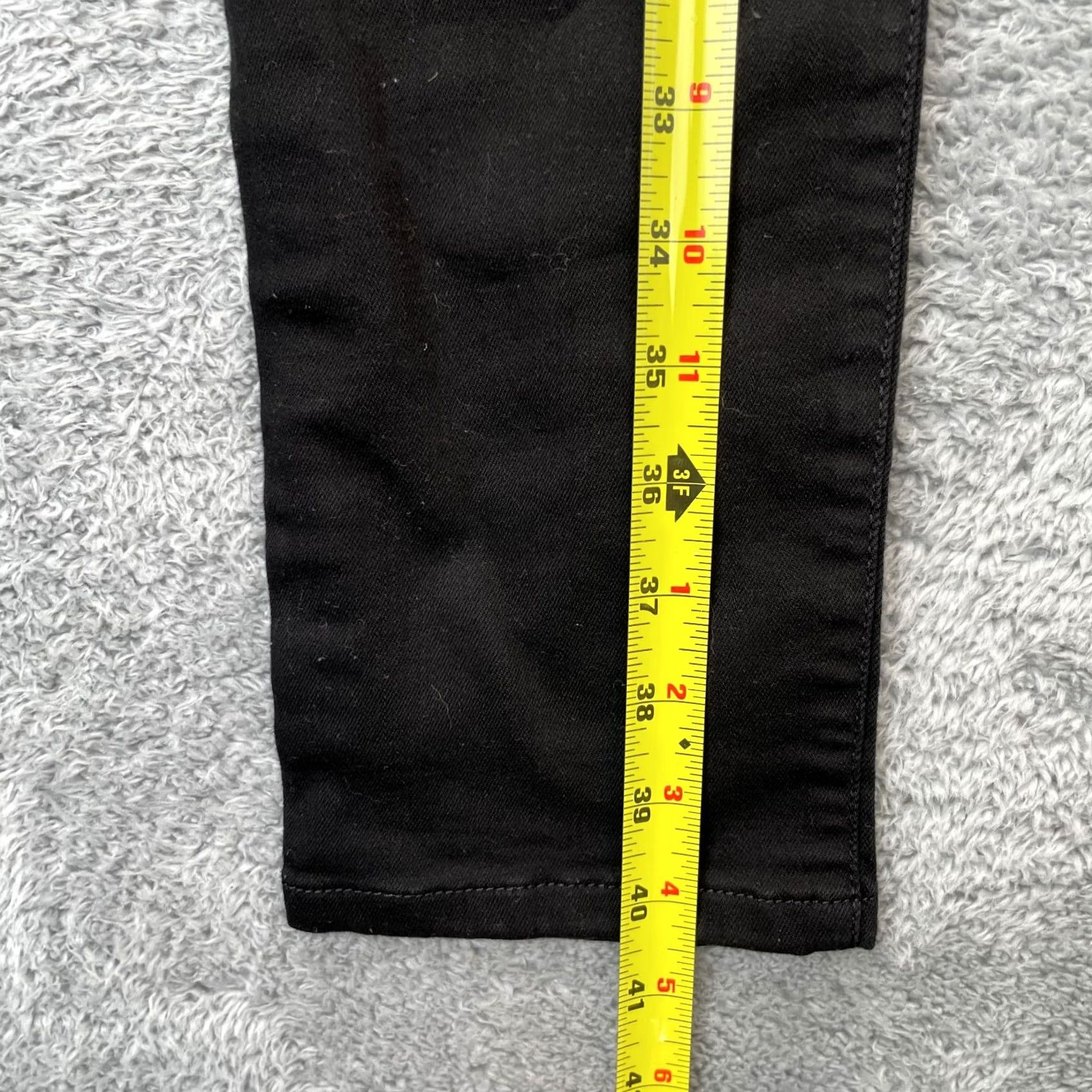 Diesel Diesel Jeans Mens 30 Black Skinzee High Super Slim Skinny Leg Denim Logo Cotton Jeans Size US 30 / EU 46 - 7 Thumbnail